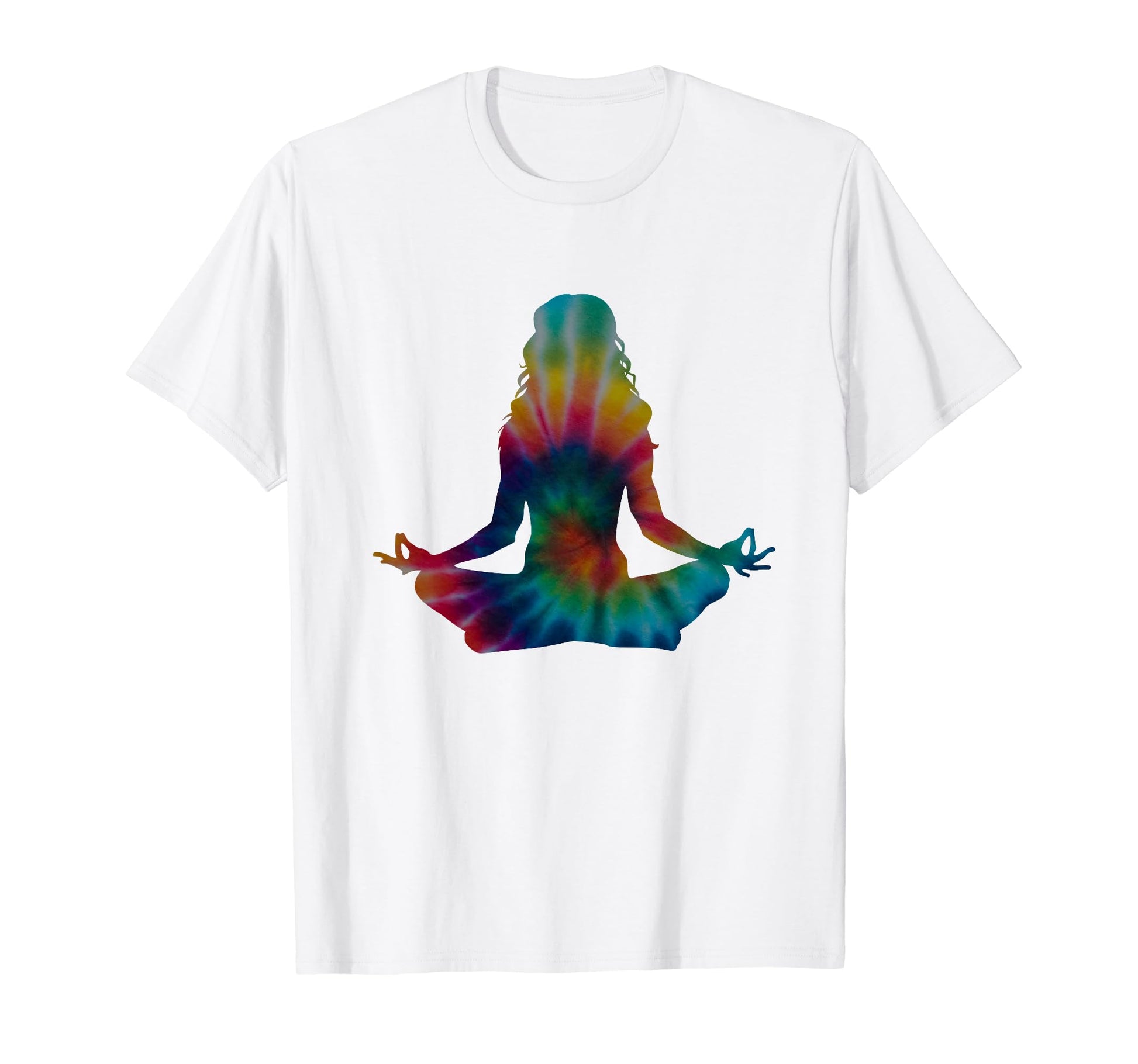 Funny Yoga Tie Dye Psychedelic Trippy T-Shirt - Graphic Print for Adults - T-Shirt, Sweatshirt, Hoodie