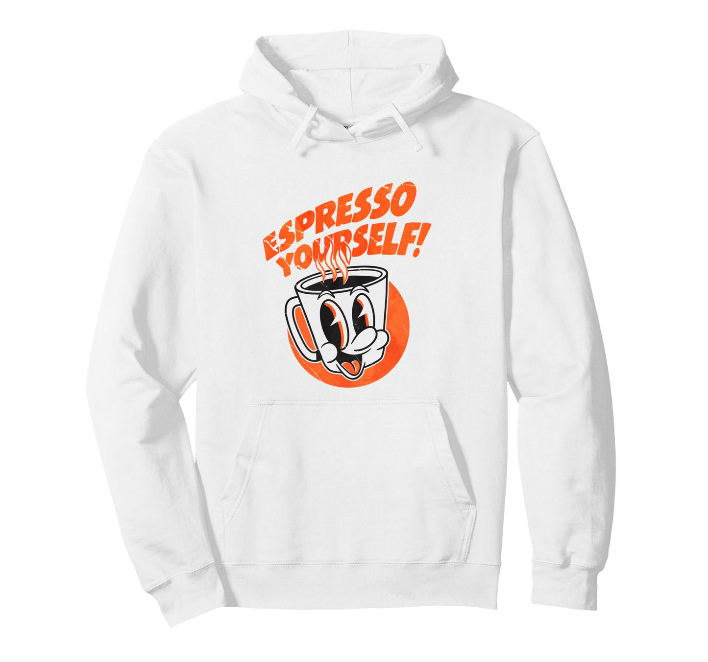 Espresso Yourself Funny Coffee Hoodie - Aesthetic Graphic Men Women - T-Shirt, Sweatshirt, Hoodie