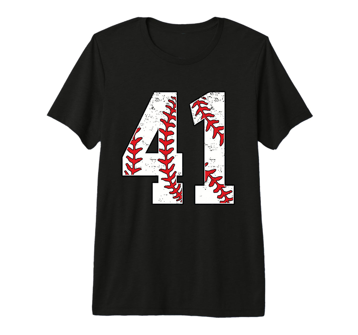 Number 41 Baseball 41 Jersey Number T-Shirt - Fun Novelty Design Men Women - T-Shirt, Sweatshirt, Hoodie