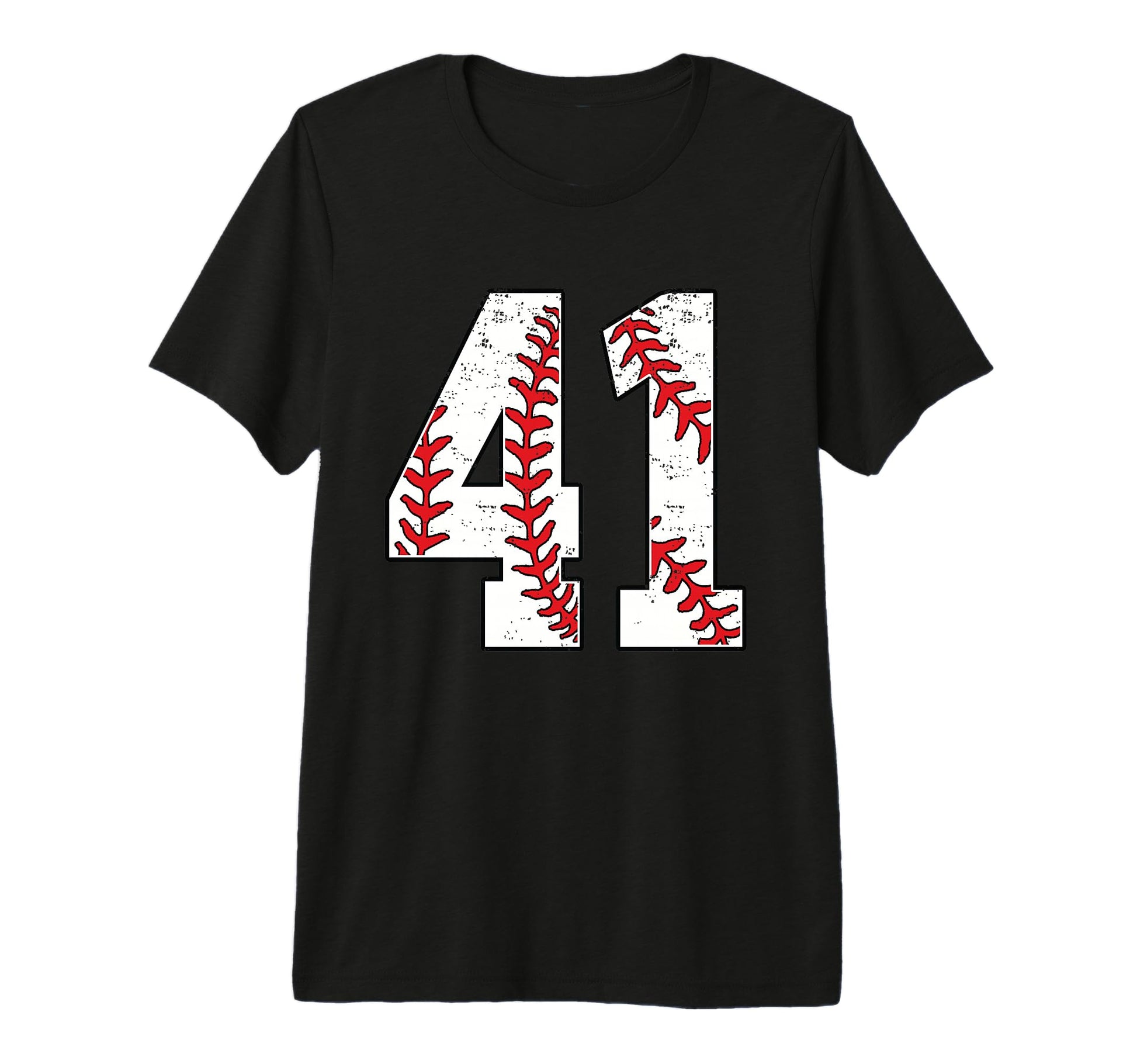 Number 41 Baseball 41 Jersey Number T-Shirt - Fun Novelty Design Men Women - T-Shirt, Sweatshirt, Hoodie