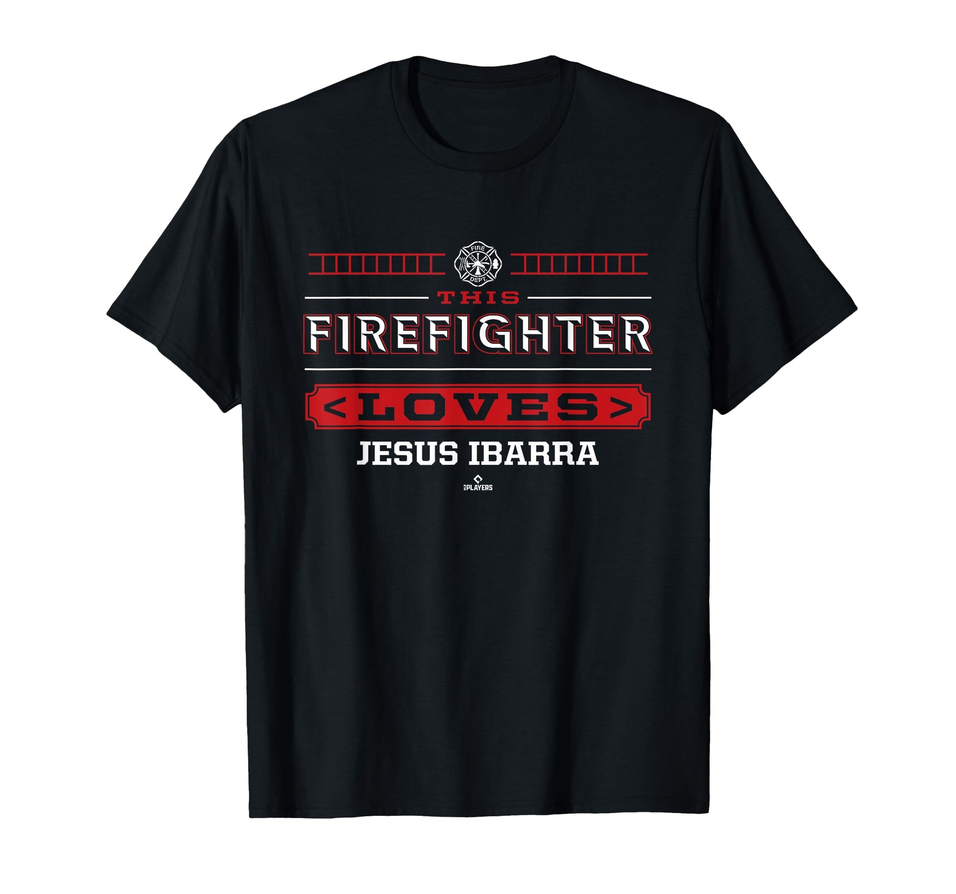 This Firefighter Loves Jesus Ibarra T-Shirt - Fun Novelty Design Men Women - T-Shirt, Sweatshirt, Hoodie