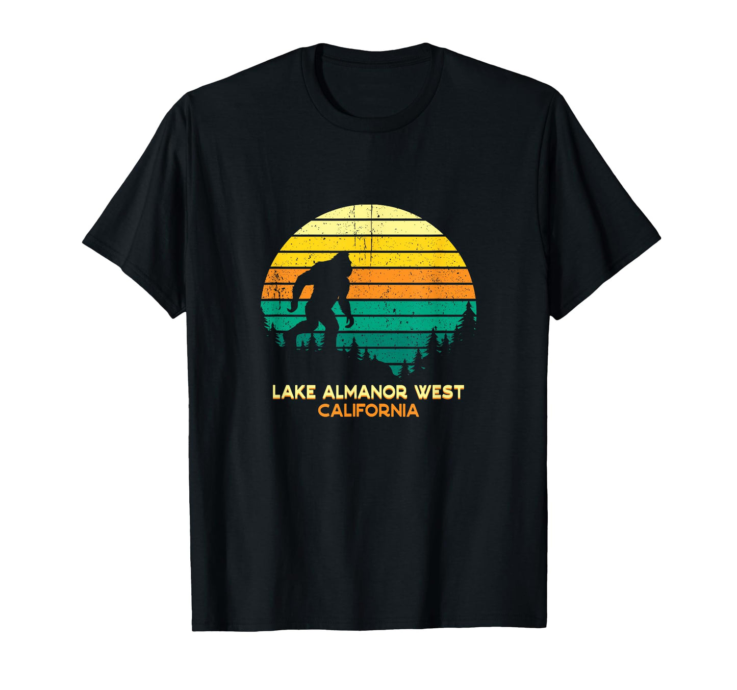 Lake Almanor West California T-Shirt - Casual Everyday Wear Men Women - T-Shirt, Sweatshirt, Hoodie