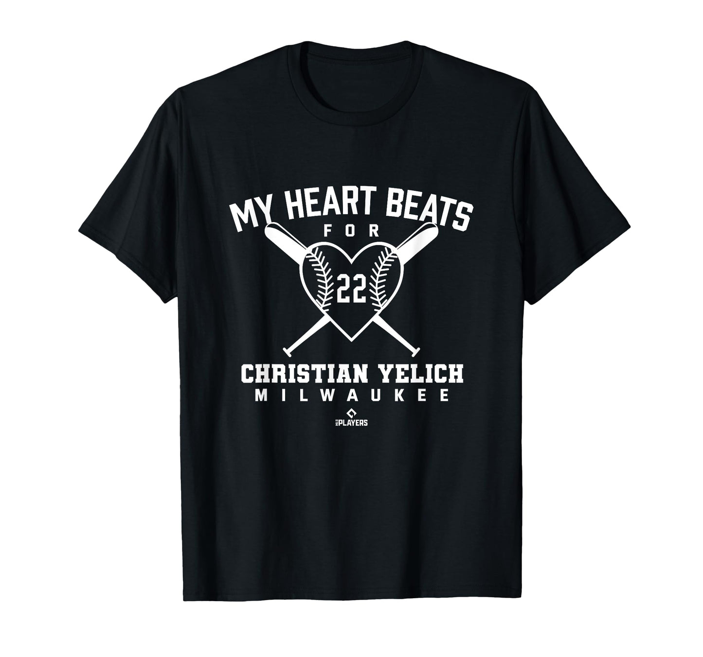 My Heart Beats Christian Yelich T-Shirt - Custom Art Print Men Women - T-Shirt, Sweatshirt, Hoodie