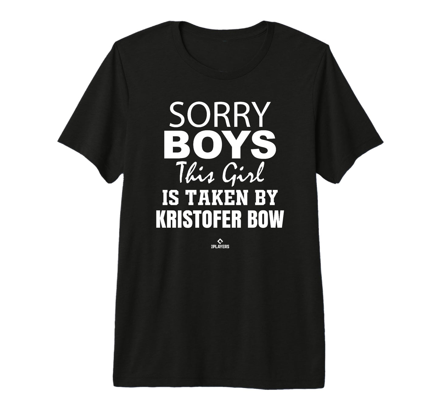 This Is Taken Kristofer Bow Prospect T-Shirt - Unique Graphic for Adults - T-Shirt, Sweatshirt, Hoodie