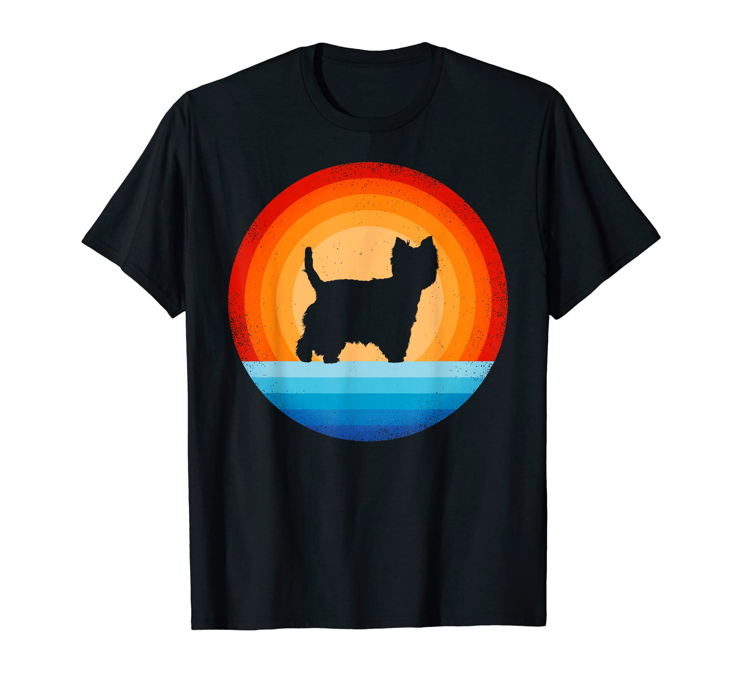 Westie West Highland White Terrier Sunset T-Shirt - Novelty Apparel Unisex - T-Shirt, Sweatshirt, Hoodie