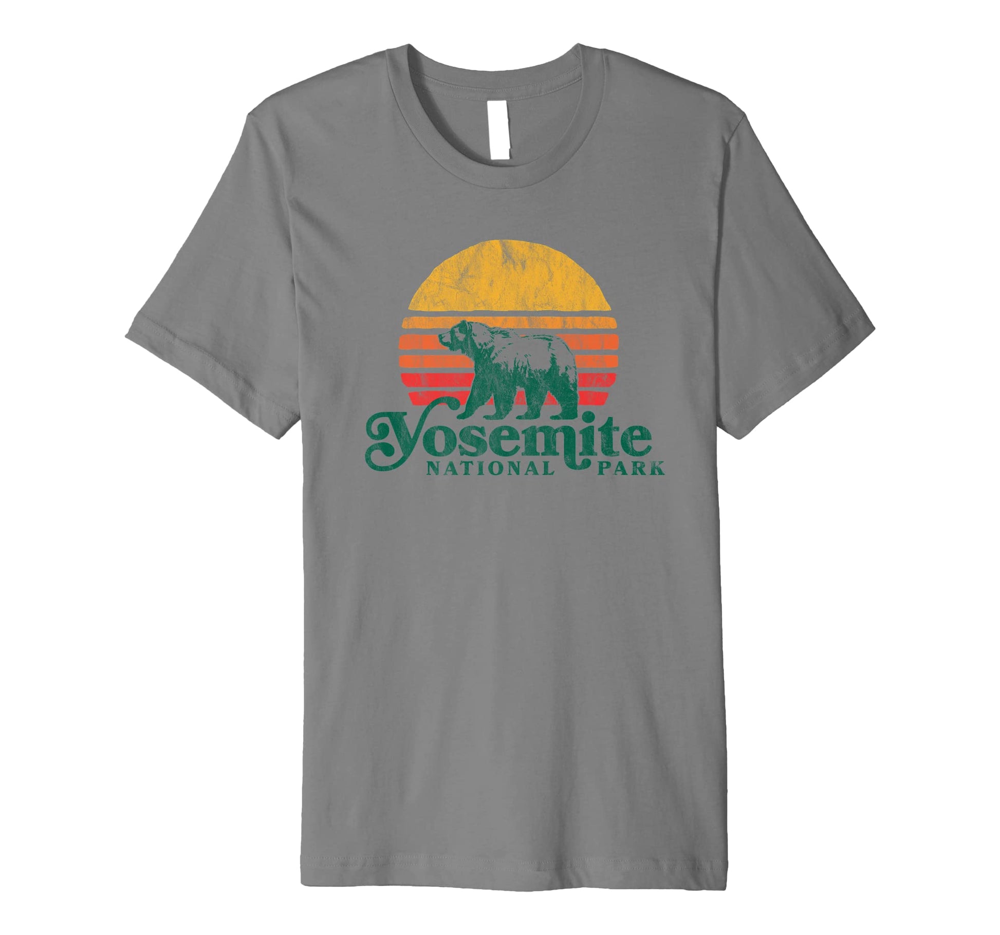 Yosemite National Park Bear And Sun T-Shirt - Unique Graphic for Adults - T-Shirt, Sweatshirt, Hoodie