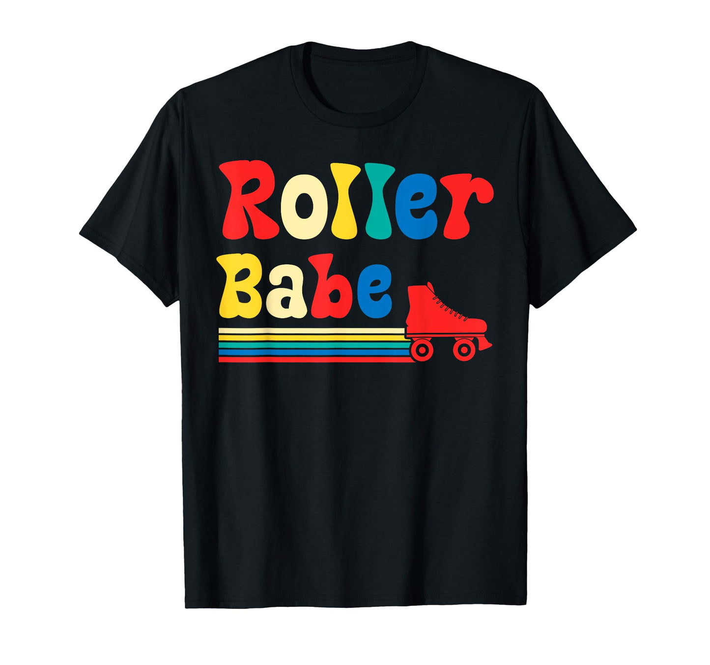 Roller Skating Skate 1970S Roller Babe T-Shirt - Novelty Apparel Unisex - T-Shirt, Sweatshirt, Hoodie