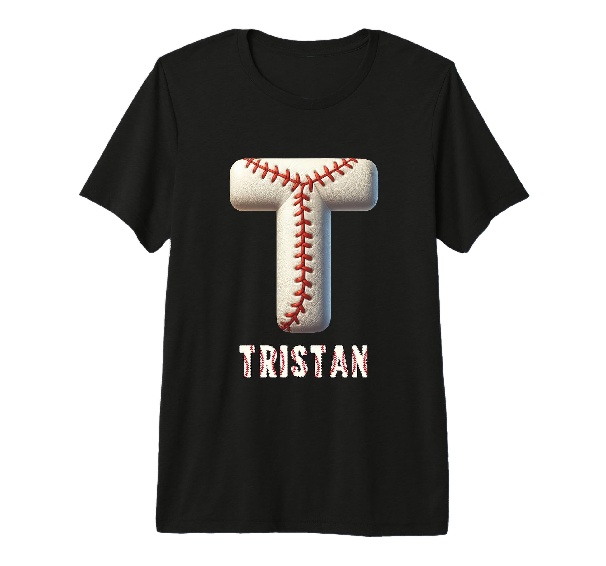 Baseball Home Run Tarik Initial Letter T-Shirt - Trendy Graphic Unisex - T-Shirt, Sweatshirt, Hoodie