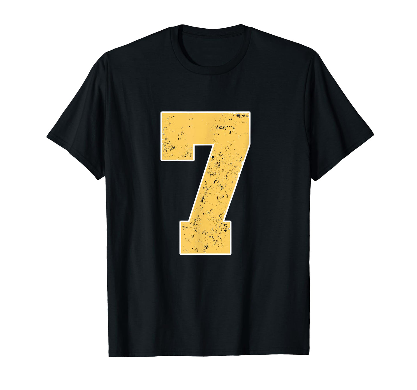 Number 7 Varsity Sports Team Jersey 7 T-Shirt - Trendy Graphic Unisex - T-Shirt, Sweatshirt, Hoodie