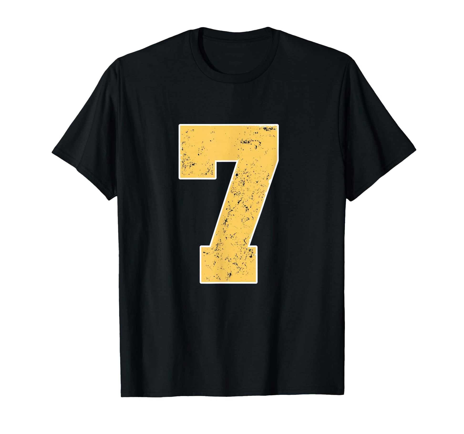 Number 7 Varsity Sports Team Jersey 7 T-Shirt - Trendy Graphic Unisex - T-Shirt, Sweatshirt, Hoodie