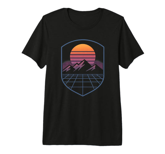 80S Synthwave Tri Blend T-Shirt - Graphic Print Men Women - T-Shirt, Sweatshirt, Hoodie
