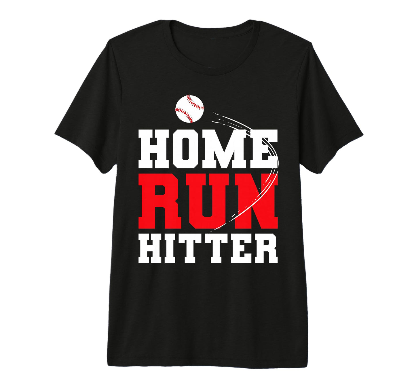 Home Run Hitter Baseball Player Tri T-Shirt - Trendy Graphic for Adults - T-Shirt, Sweatshirt, Hoodie