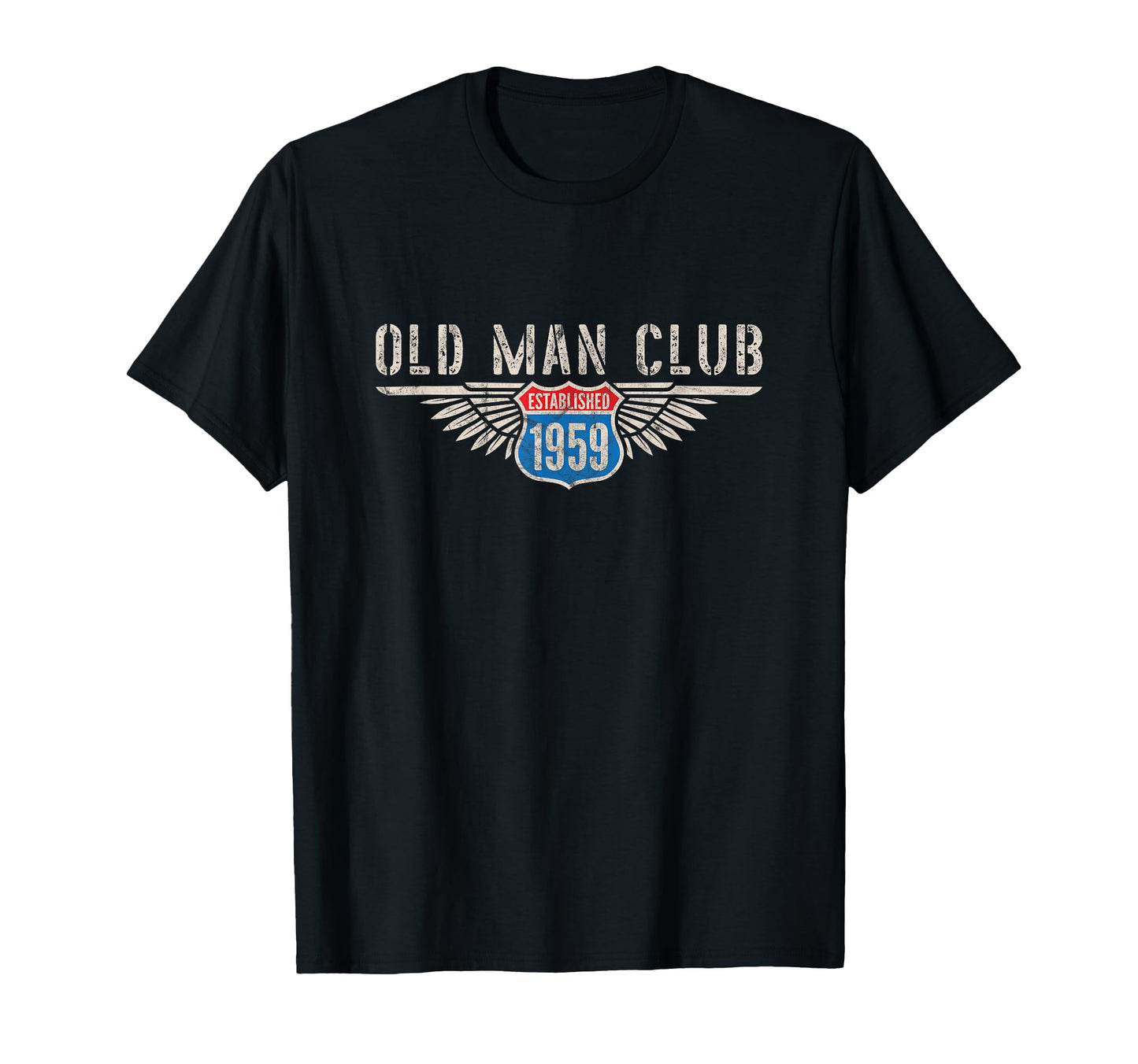 Old Club Est 1959 Awesome Since 59 T-Shirt - Unique Graphic for Adults - T-Shirt, Sweatshirt, Hoodie