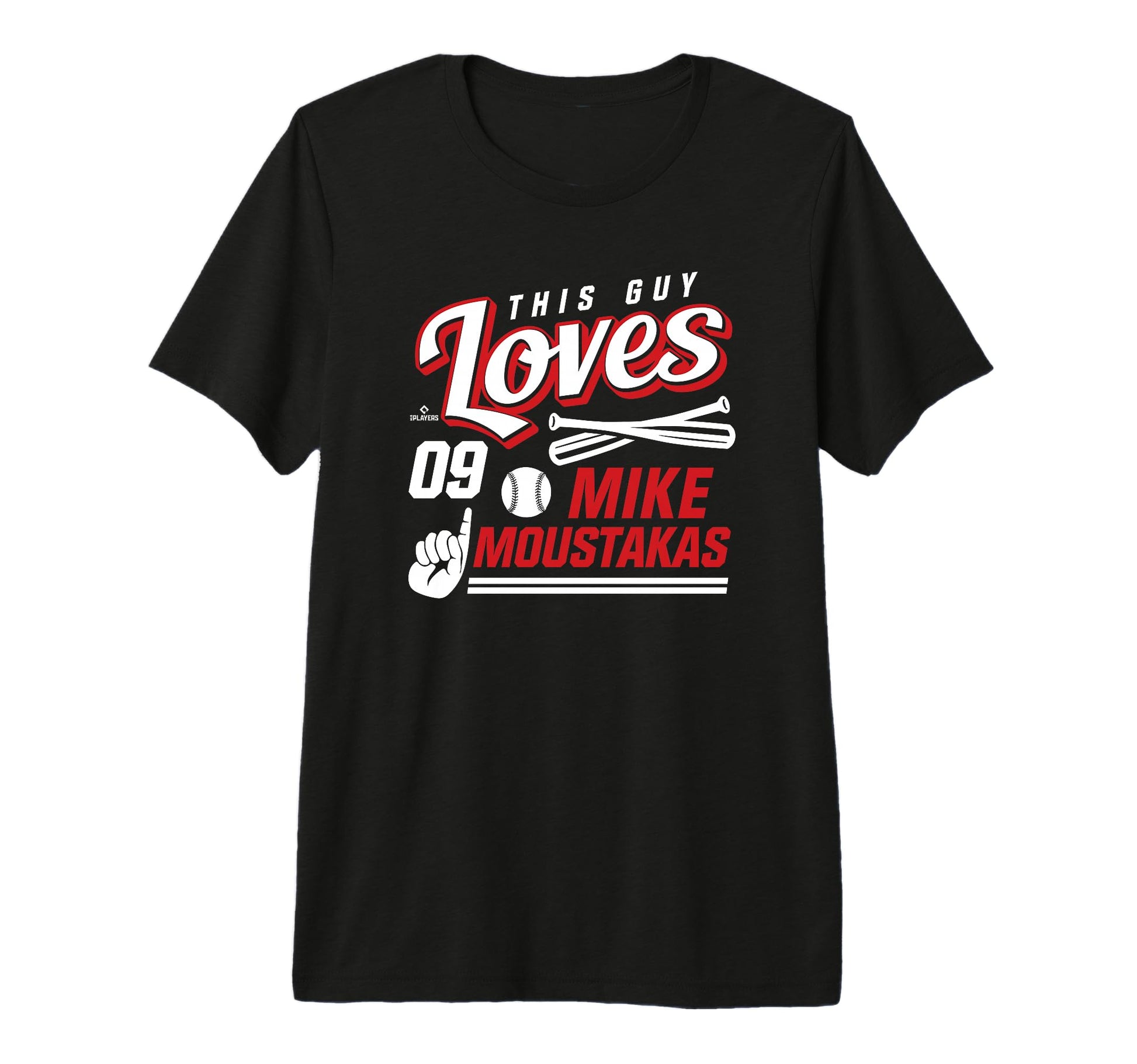 This Guy Loves Mike Moustakas Tri T-Shirt - Streetwear Style Men Women - T-Shirt, Sweatshirt, Hoodie