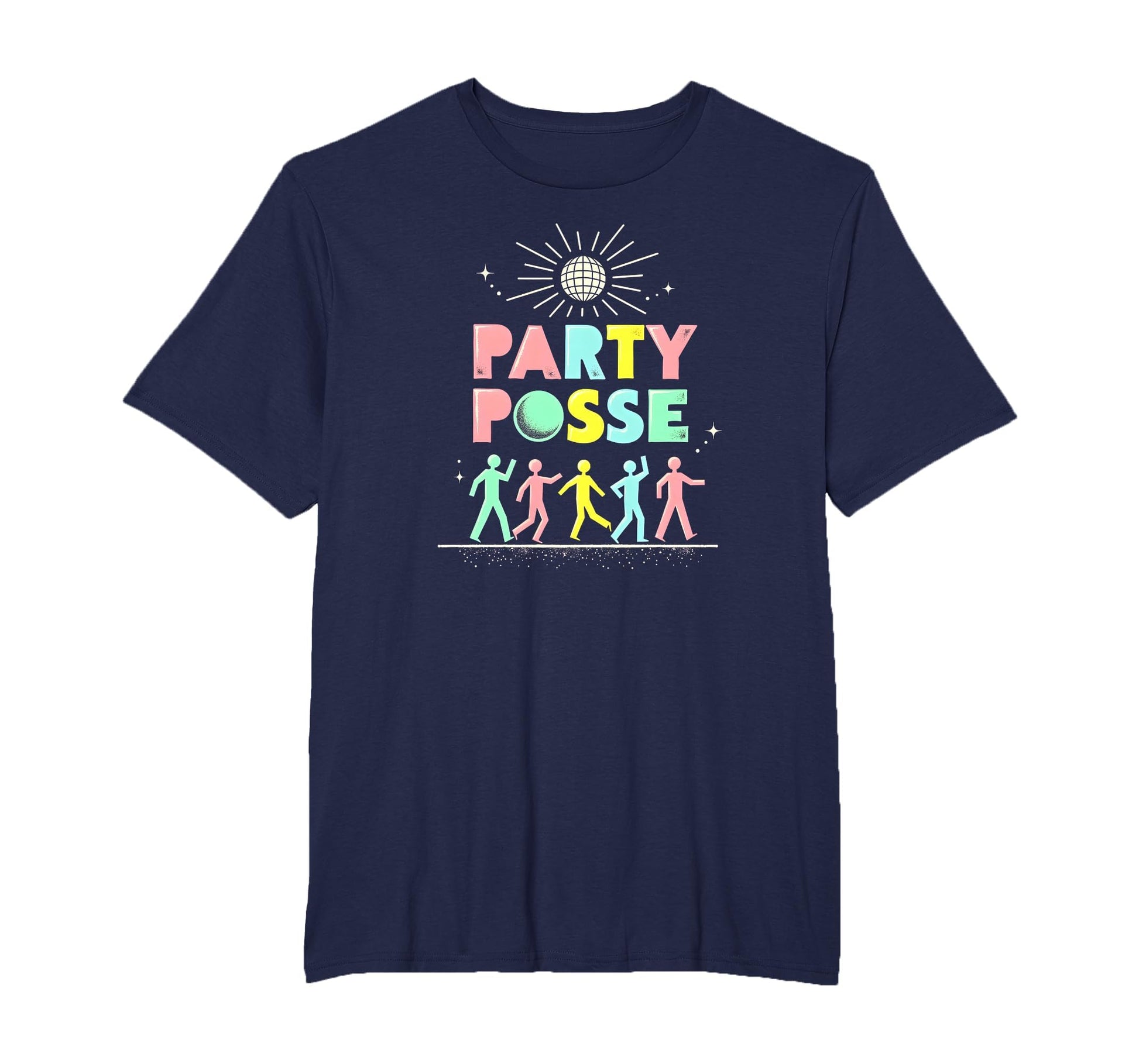 Party Posse Disco Fever Squad Night Owls T-Shirt - Graphic Print Unisex - T-Shirt, Sweatshirt, Hoodie