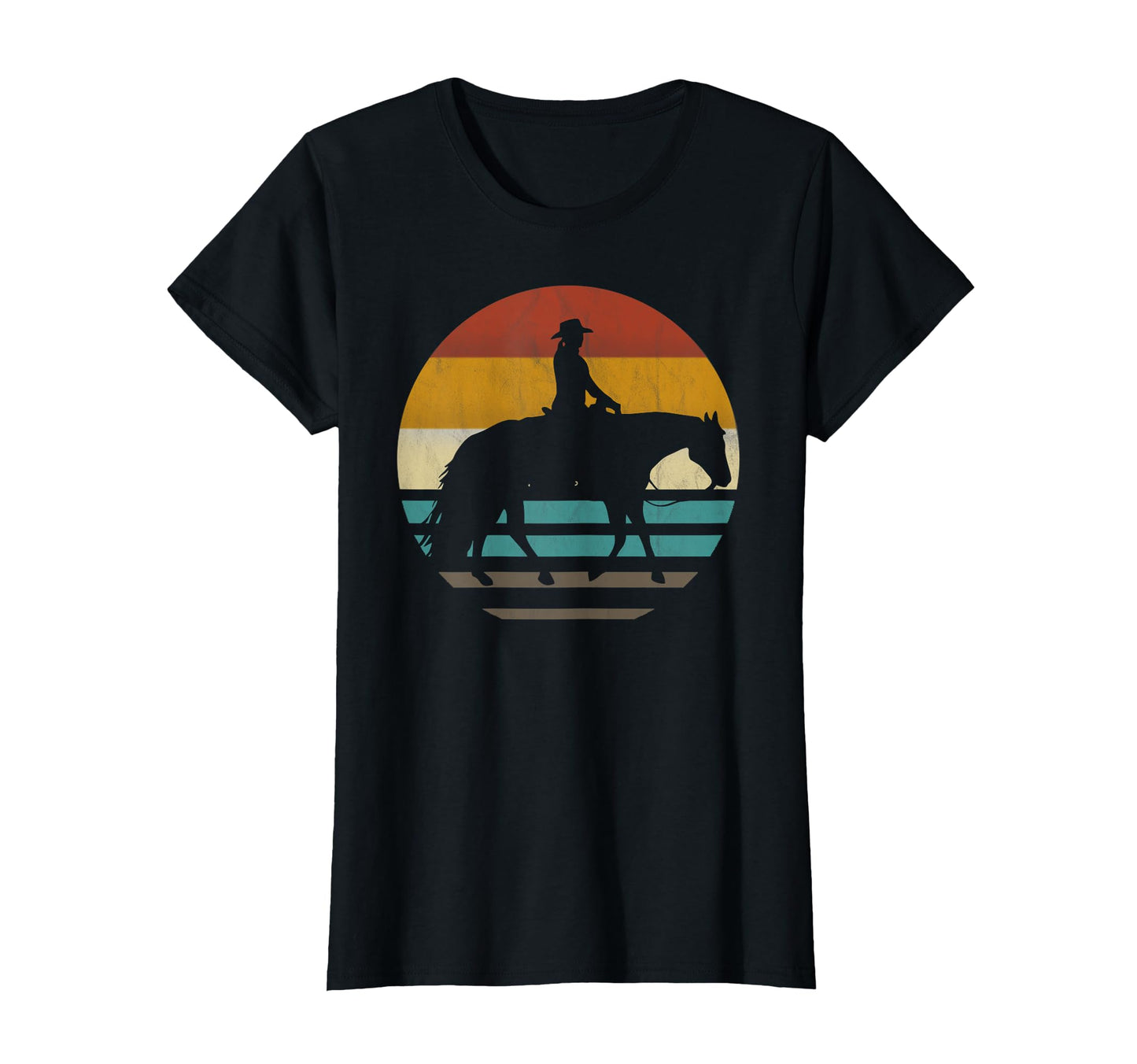 Western Riding Western Rider Riding T-Shirt - Custom Art Print for Adults - T-Shirt, Sweatshirt, Hoodie