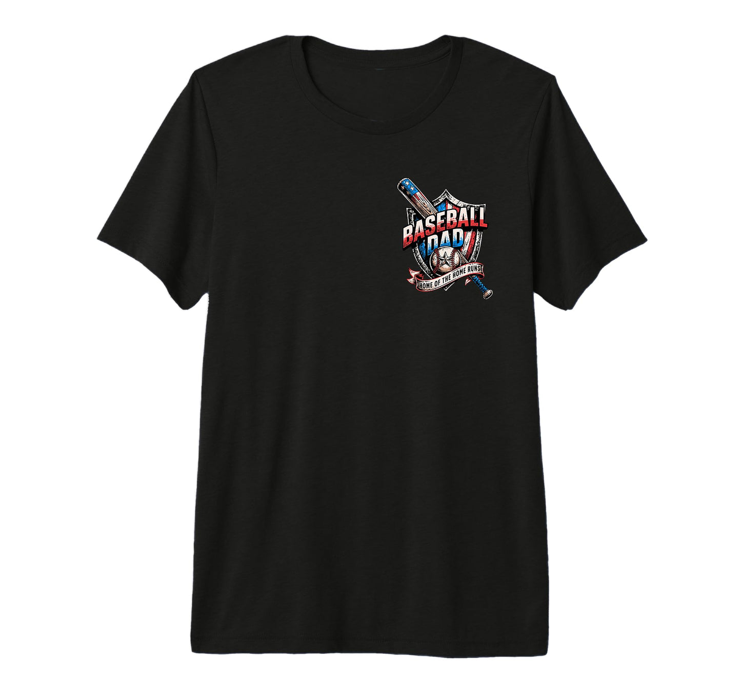 Home Home Runs American Baseball Dad T-Shirt - Novelty Apparel for Adults - T-Shirt, Sweatshirt, Hoodie