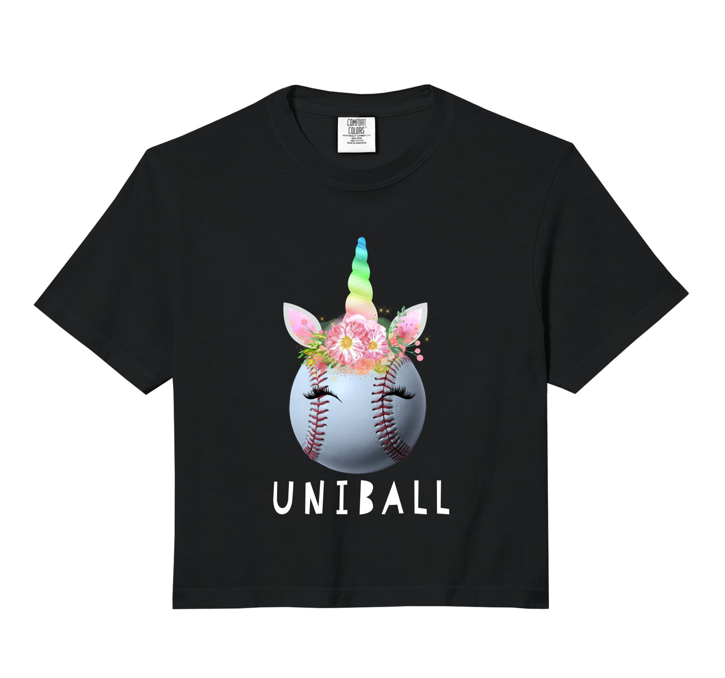 Uniball Funny Unicorn Softball Baseball Hoodie - Unique Graphic Unisex - T-Shirt, Sweatshirt, Hoodie
