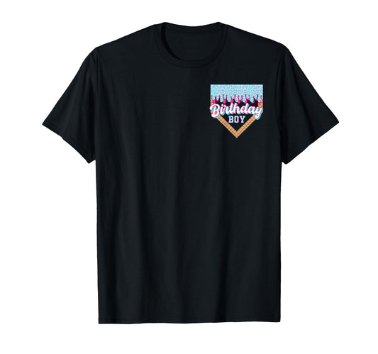 Baseball 9 Year Old Ice Cream Drip 9Th T-Shirt - Unique Graphic Men Women - T-Shirt, Sweatshirt, Hoodie