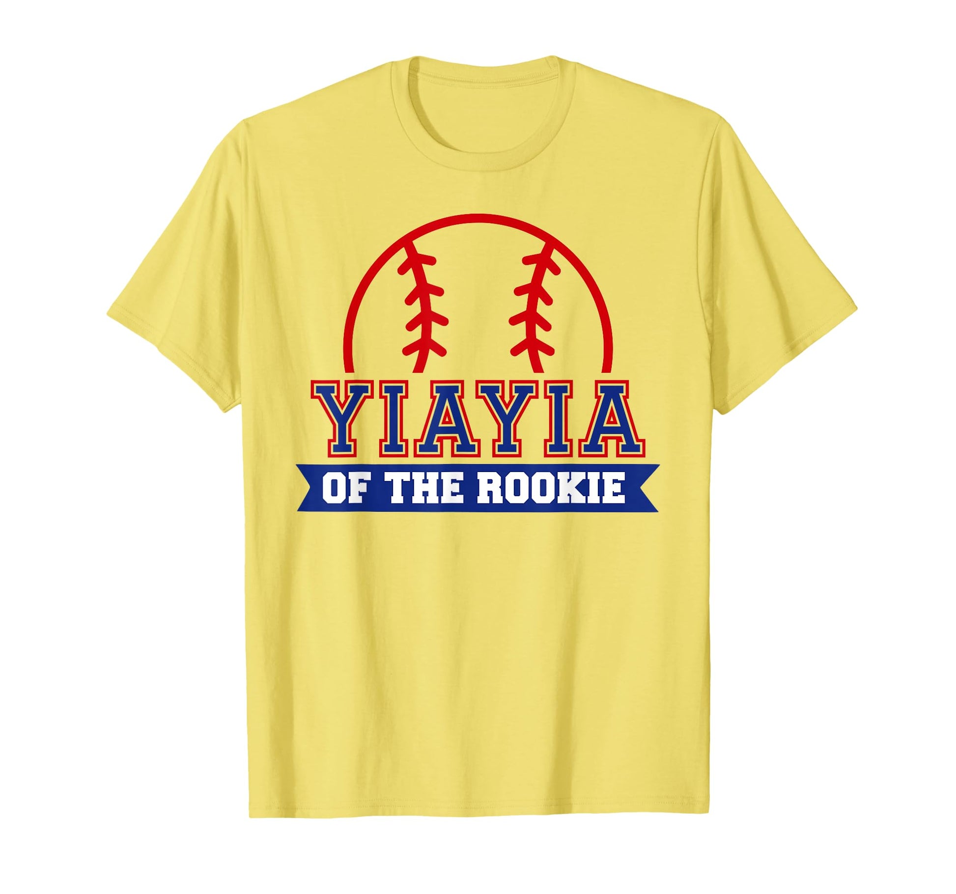 Yiayia Rookie 1St Birthday Baseball T-Shirt - Graphic Print Men Women - T-Shirt, Sweatshirt, Hoodie