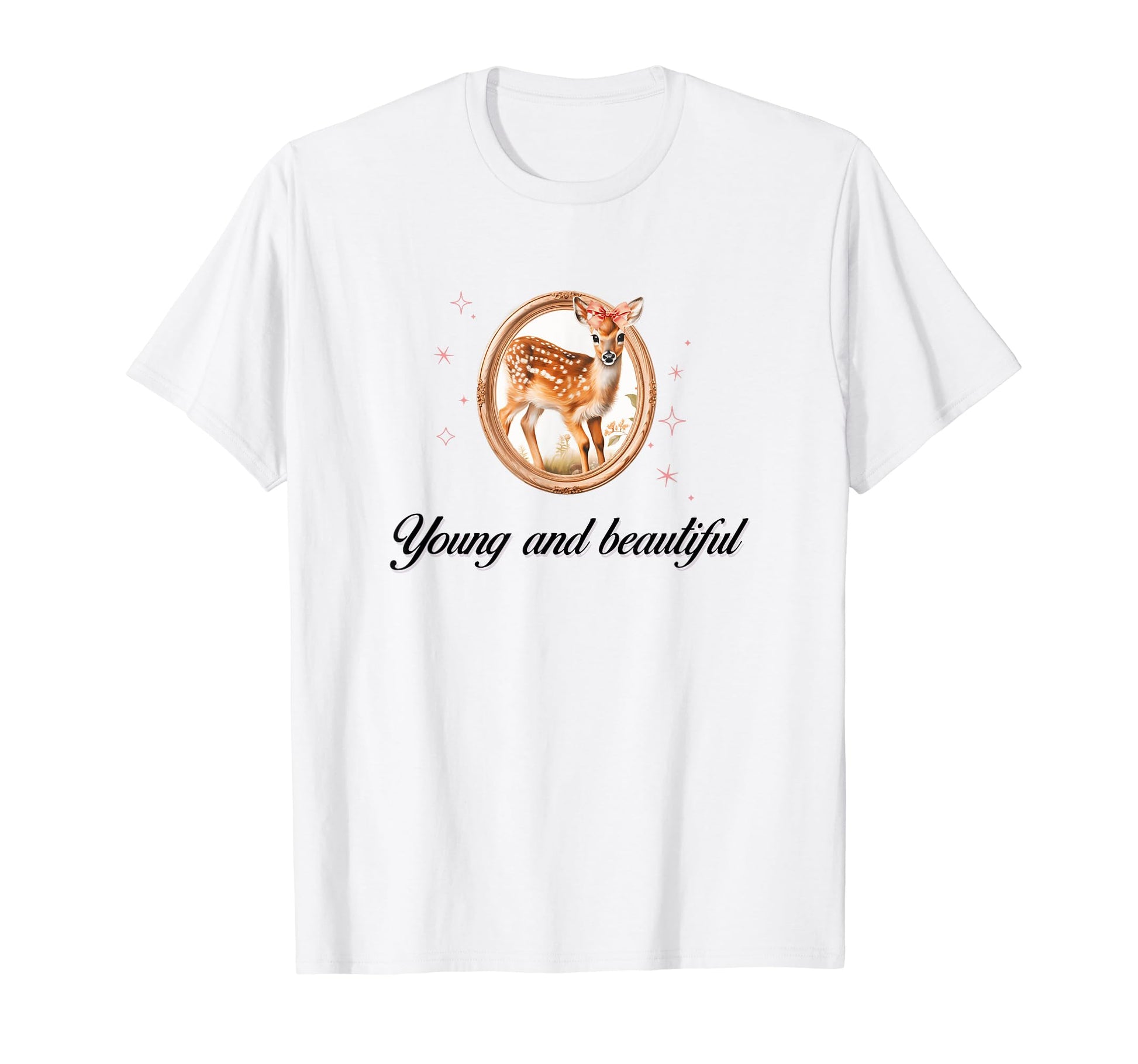 So Real Deer Coquette Girlcore Y2K T-Shirt - Novelty Apparel Men Women - T-Shirt, Sweatshirt, Hoodie