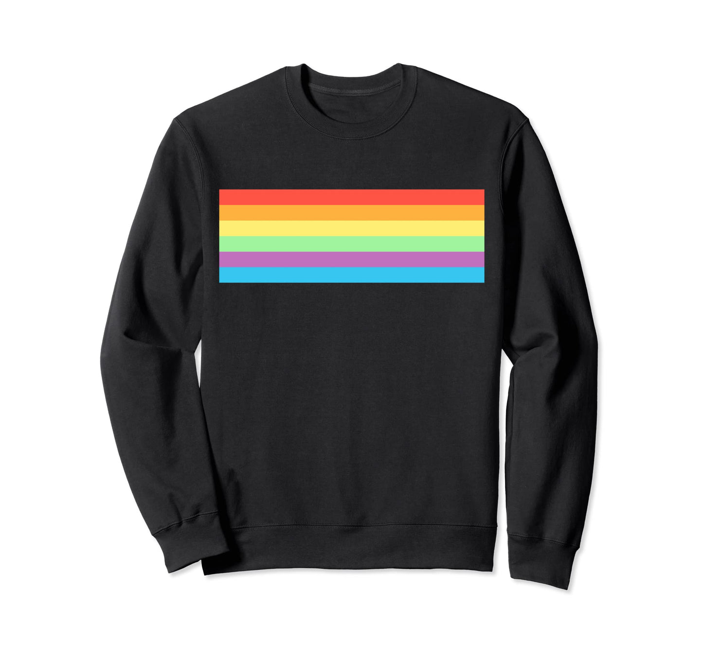 Stripes Y2K 80S Aesthetic Color Sweatshirt - Streetwear Style for Adults - T-Shirt, Sweatshirt, Hoodie