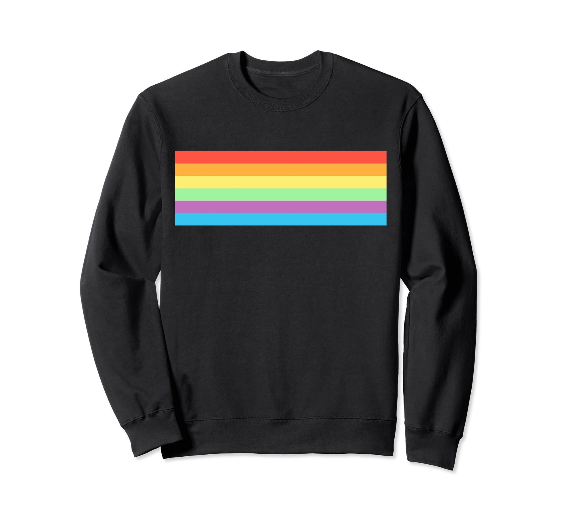 Stripes Y2K 80S Aesthetic Color Sweatshirt - Streetwear Style for Adults - T-Shirt, Sweatshirt, Hoodie