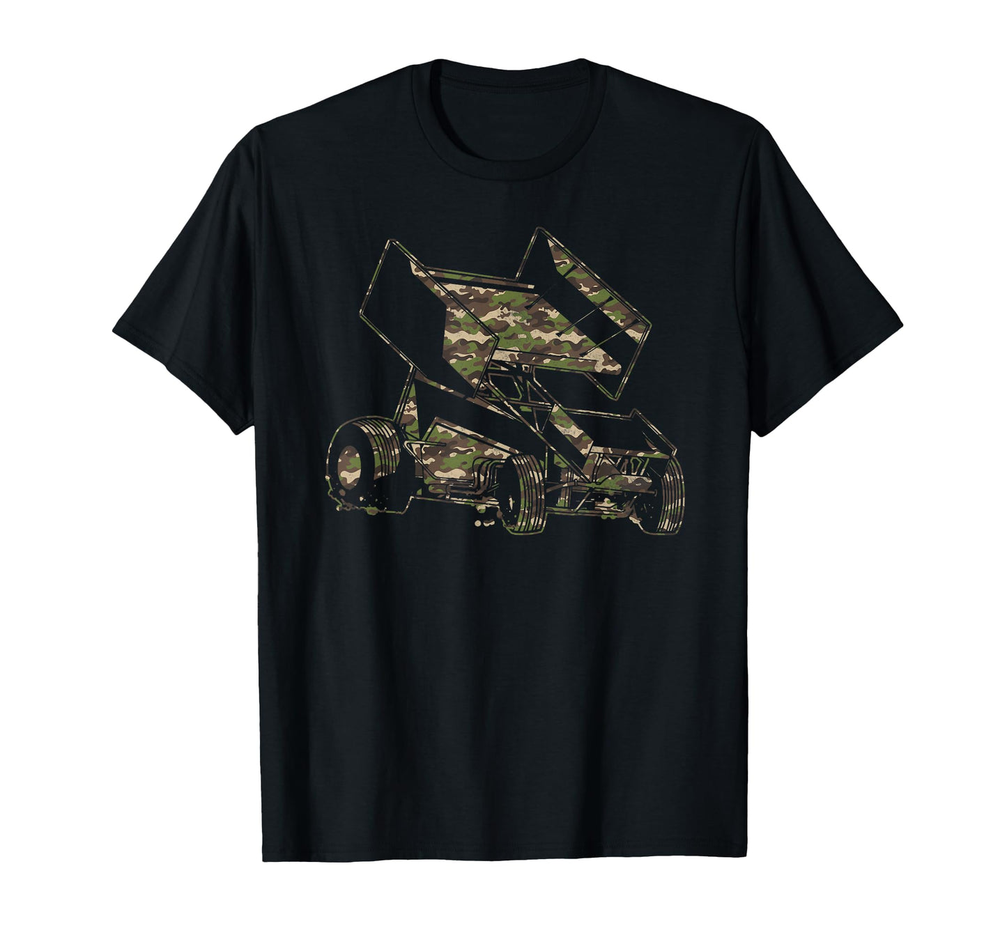 Dirt Track Racing Race Camouflage T-Shirt - Casual Everyday Wear Men Women - T-Shirt, Sweatshirt, Hoodie