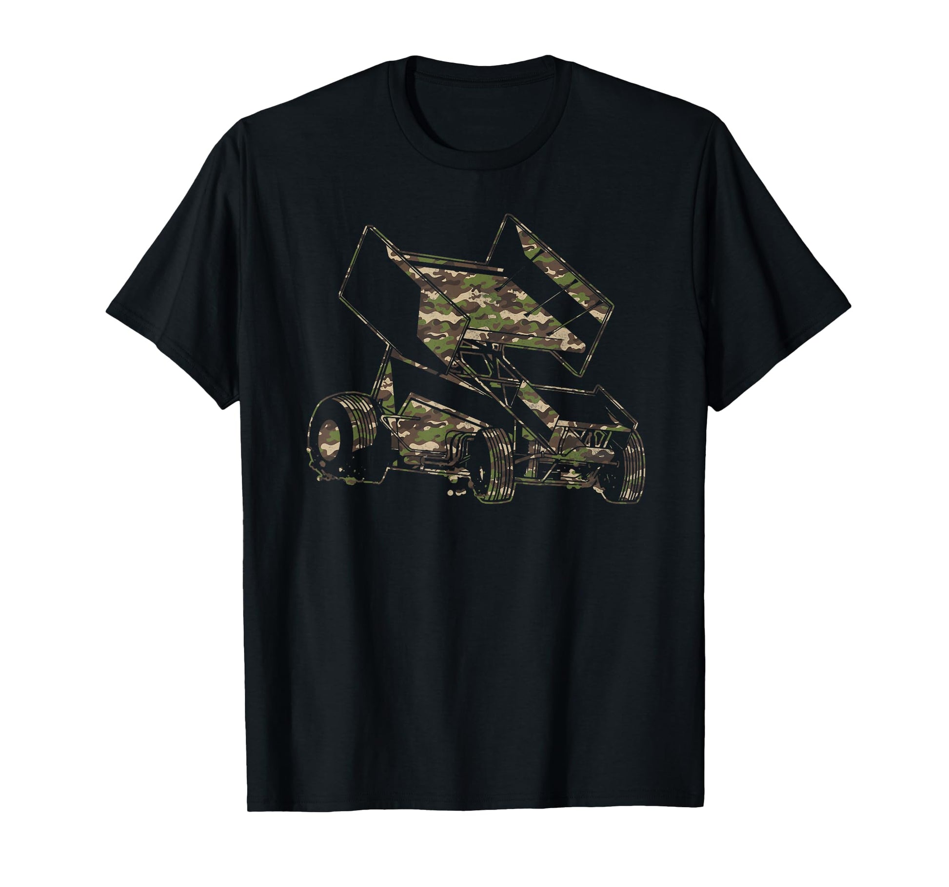 Dirt Track Racing Race Camouflage T-Shirt - Casual Everyday Wear Men Women - T-Shirt, Sweatshirt, Hoodie