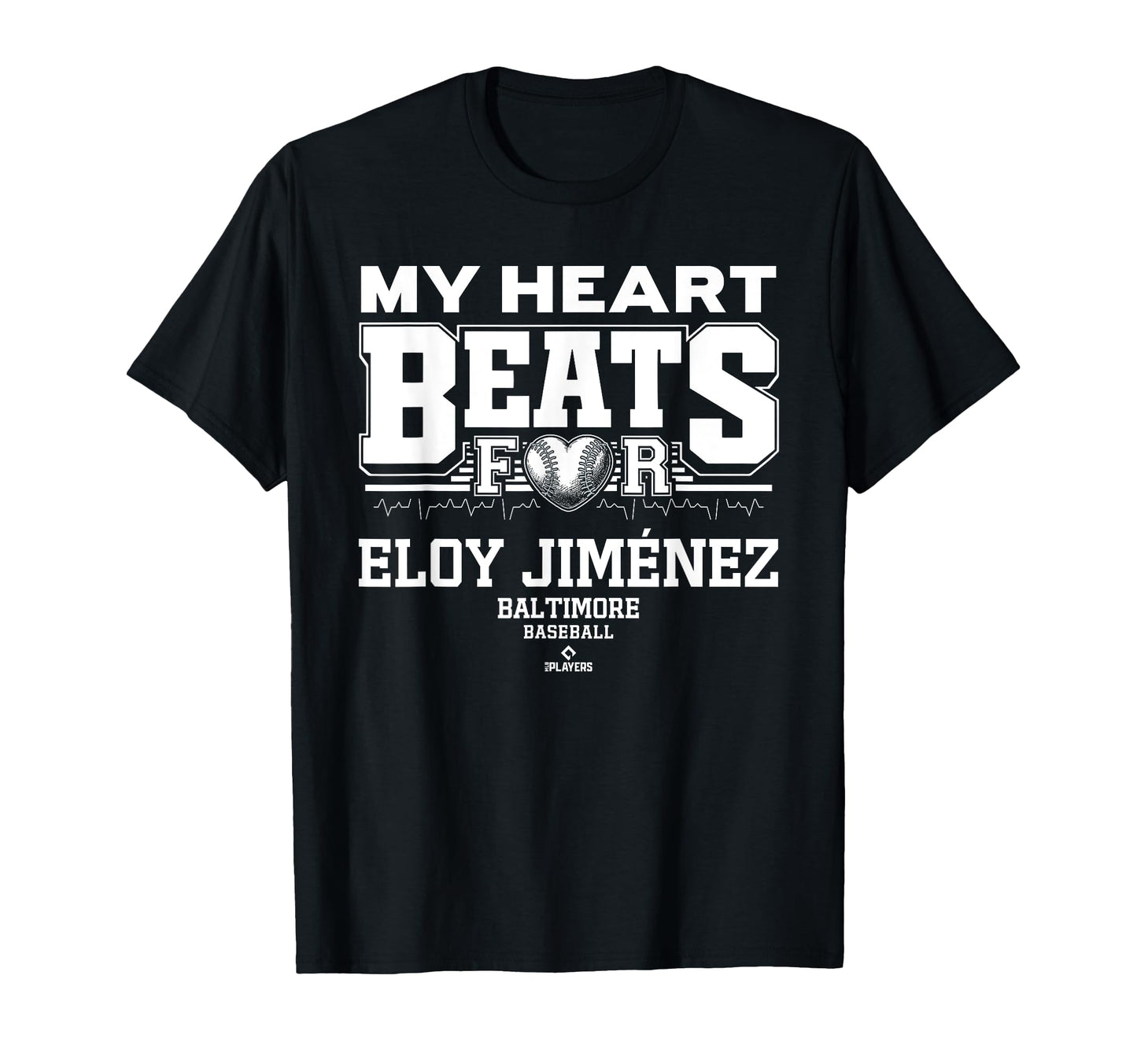 My Heart Beats Eloy Jim Nez Baltimore T-Shirt - Unique Graphic Unisex - T-Shirt, Sweatshirt, Hoodie