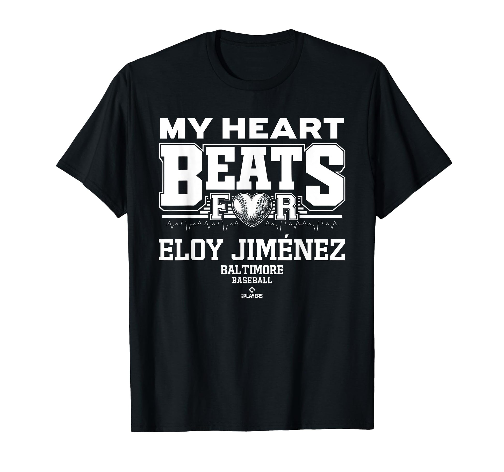 My Heart Beats Eloy Jim Nez Baltimore T-Shirt - Unique Graphic Unisex - T-Shirt, Sweatshirt, Hoodie