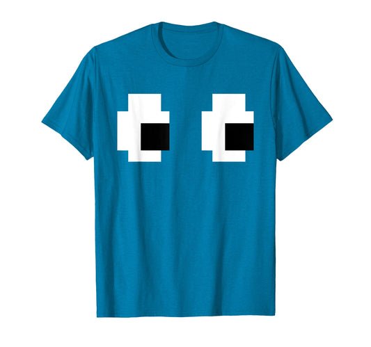 Arcade Game Ghost 80S 8 Bit Halloween T-Shirt - Minimalist Print Men Women - T-Shirt, Sweatshirt, Hoodie