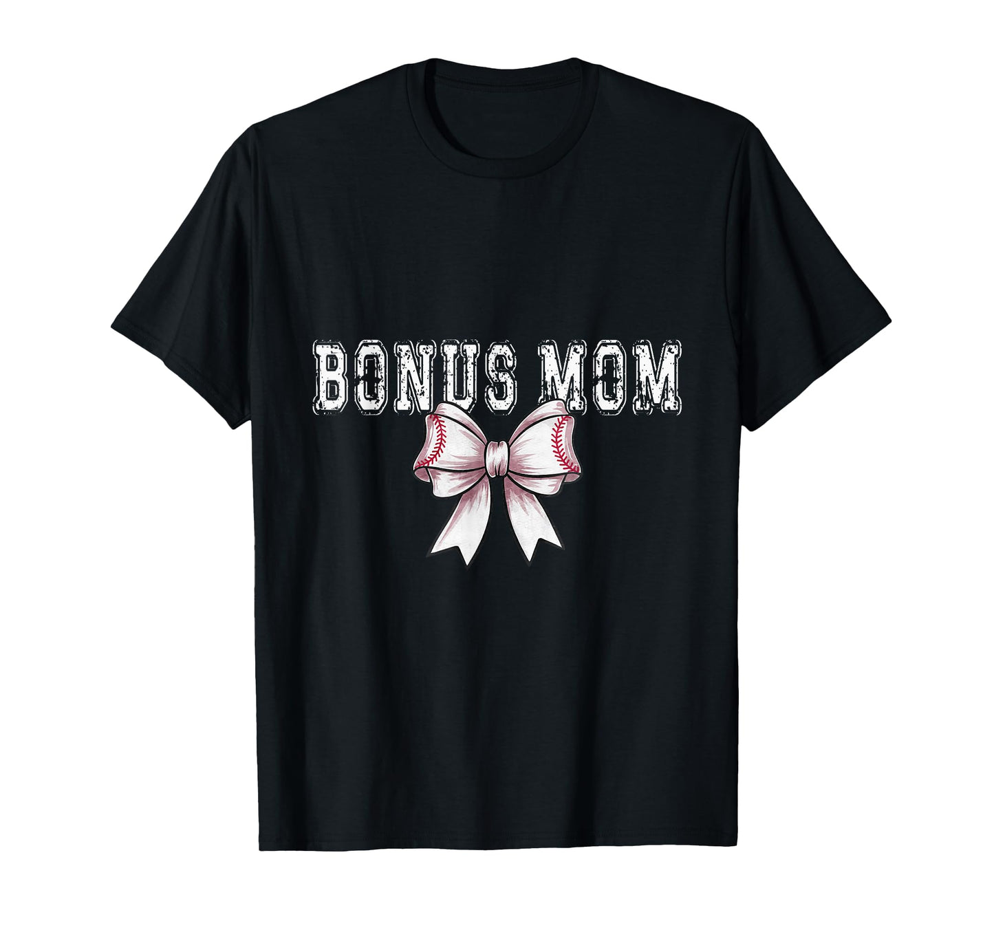 Coquette Baseball Bonus Mom Spirit T-Shirt - Minimalist Print for Adults - T-Shirt, Sweatshirt, Hoodie