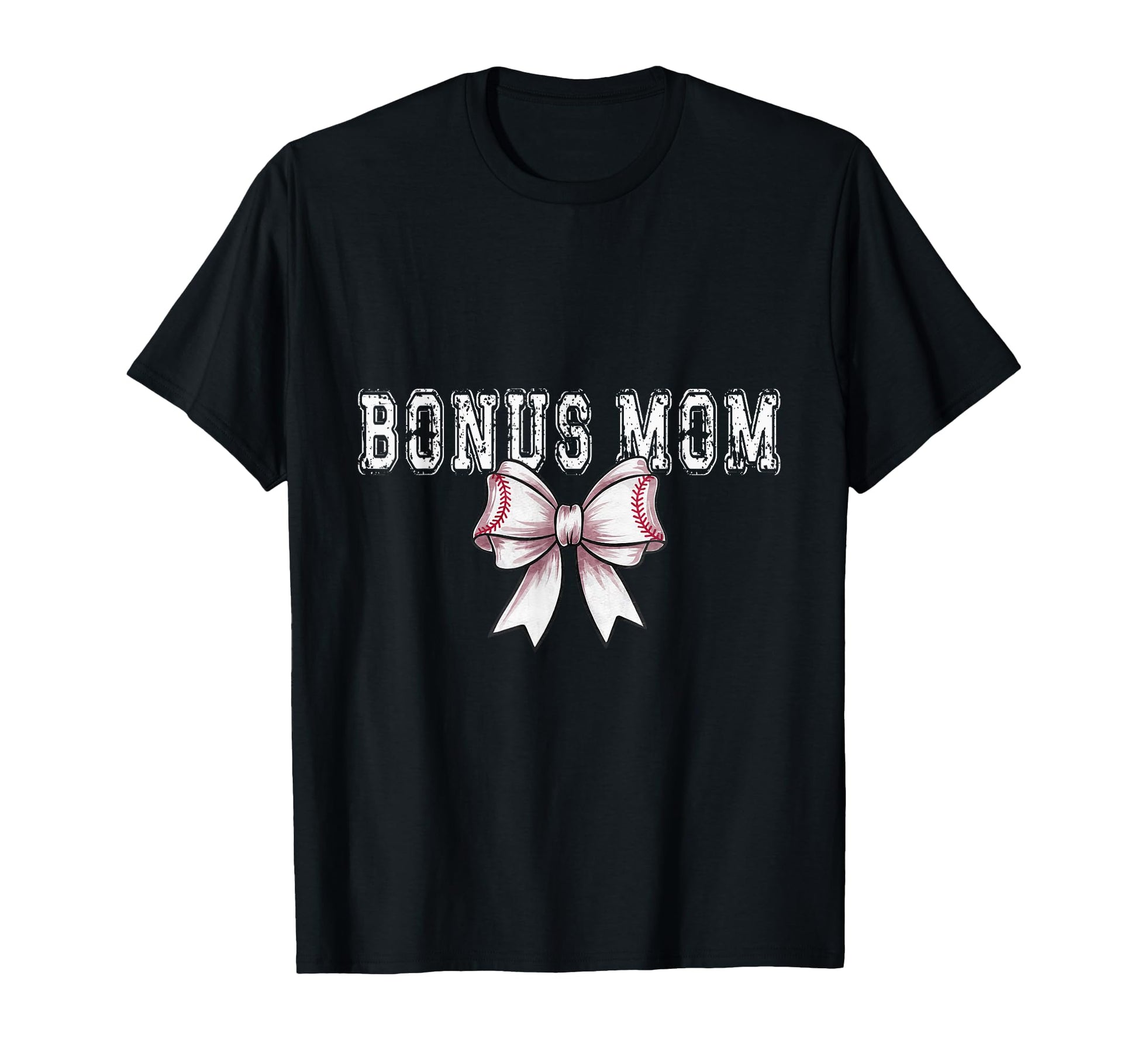 Coquette Baseball Bonus Mom Spirit T-Shirt - Minimalist Print for Adults - T-Shirt, Sweatshirt, Hoodie