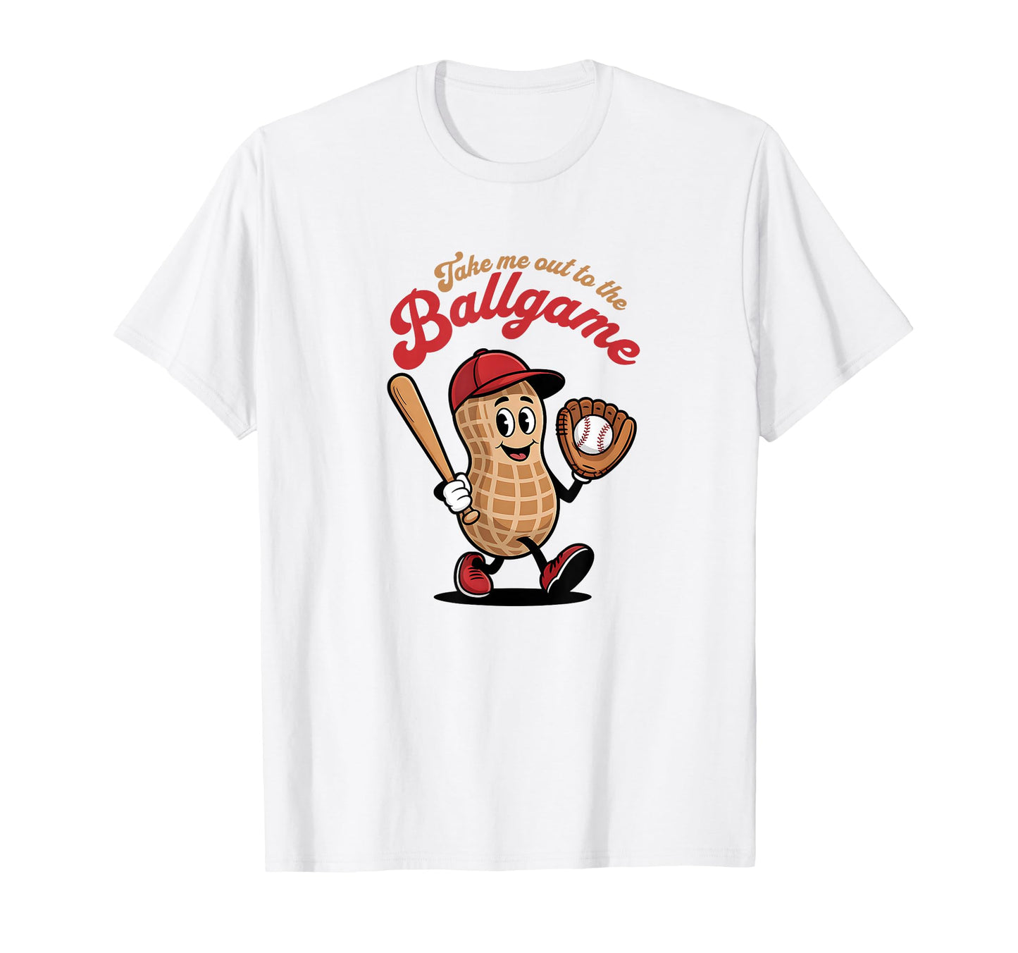 Take Me Out To Ball Game Baseball T-Shirt - Minimalist Print Unisex - T-Shirt, Sweatshirt, Hoodie