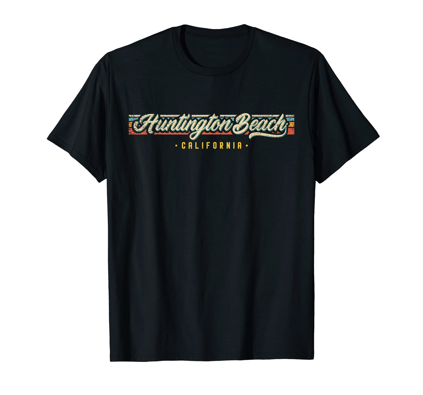 Sports Script Huntington Beach T-Shirt - Casual Everyday Wear for Adults - T-Shirt, Sweatshirt, Hoodie