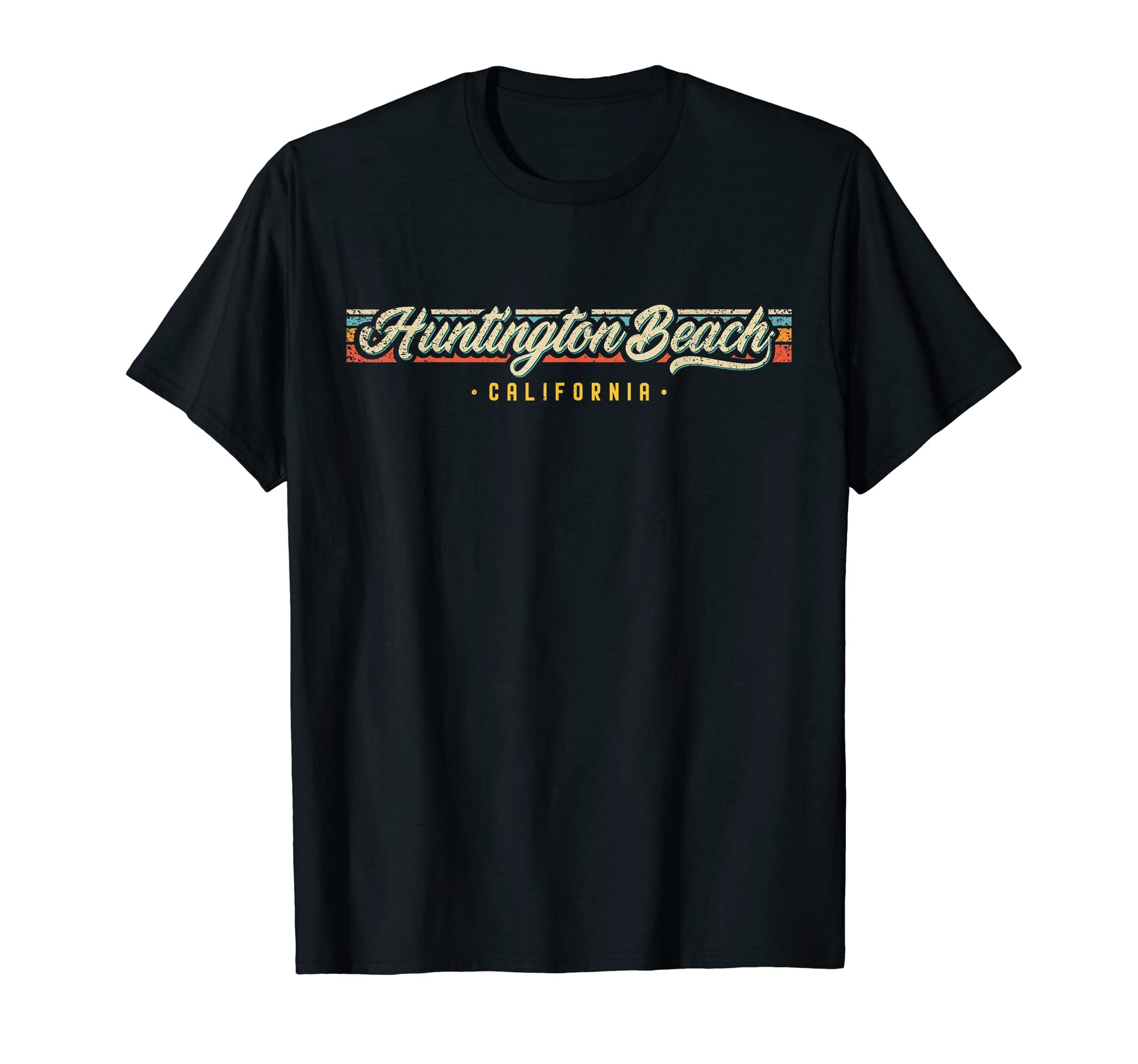Sports Script Huntington Beach T-Shirt - Casual Everyday Wear for Adults - T-Shirt, Sweatshirt, Hoodie