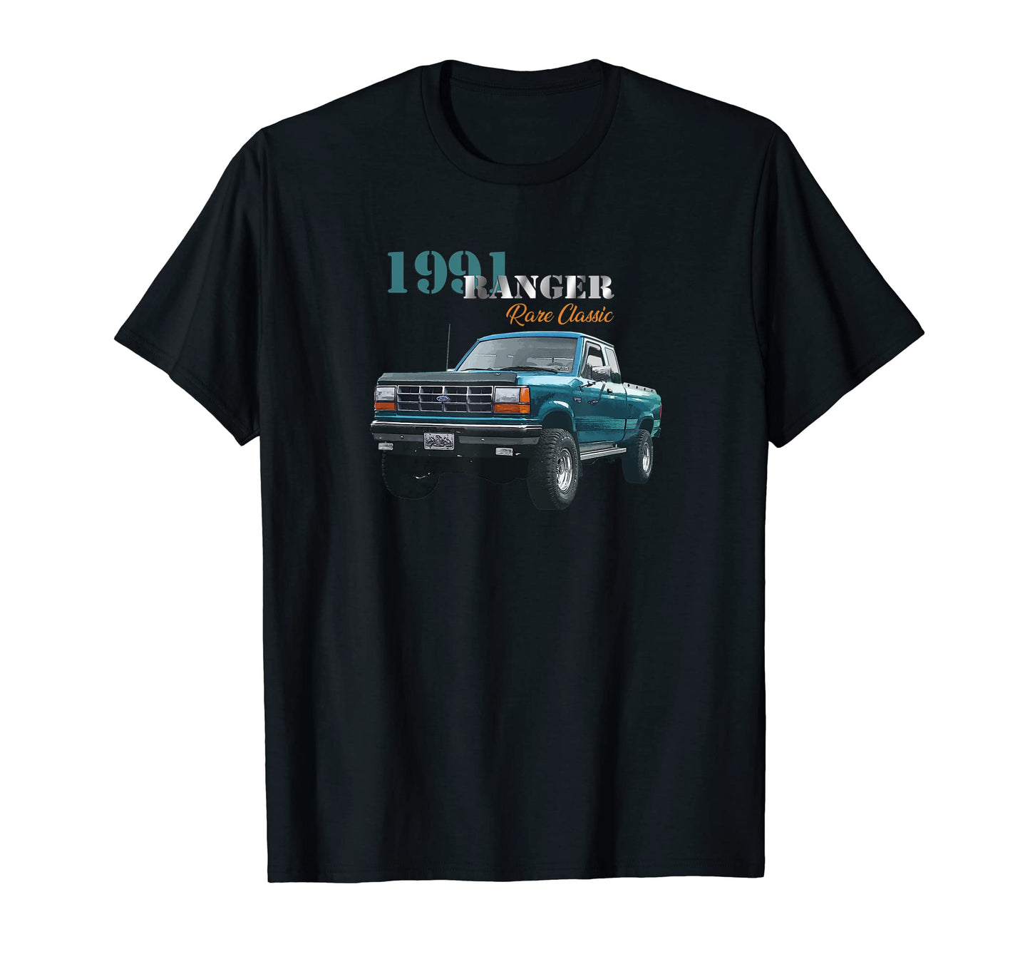Cars Trucks Rare 1991 Pick Up Truck T-Shirt - Trendy Graphic for Adults - T-Shirt, Sweatshirt, Hoodie