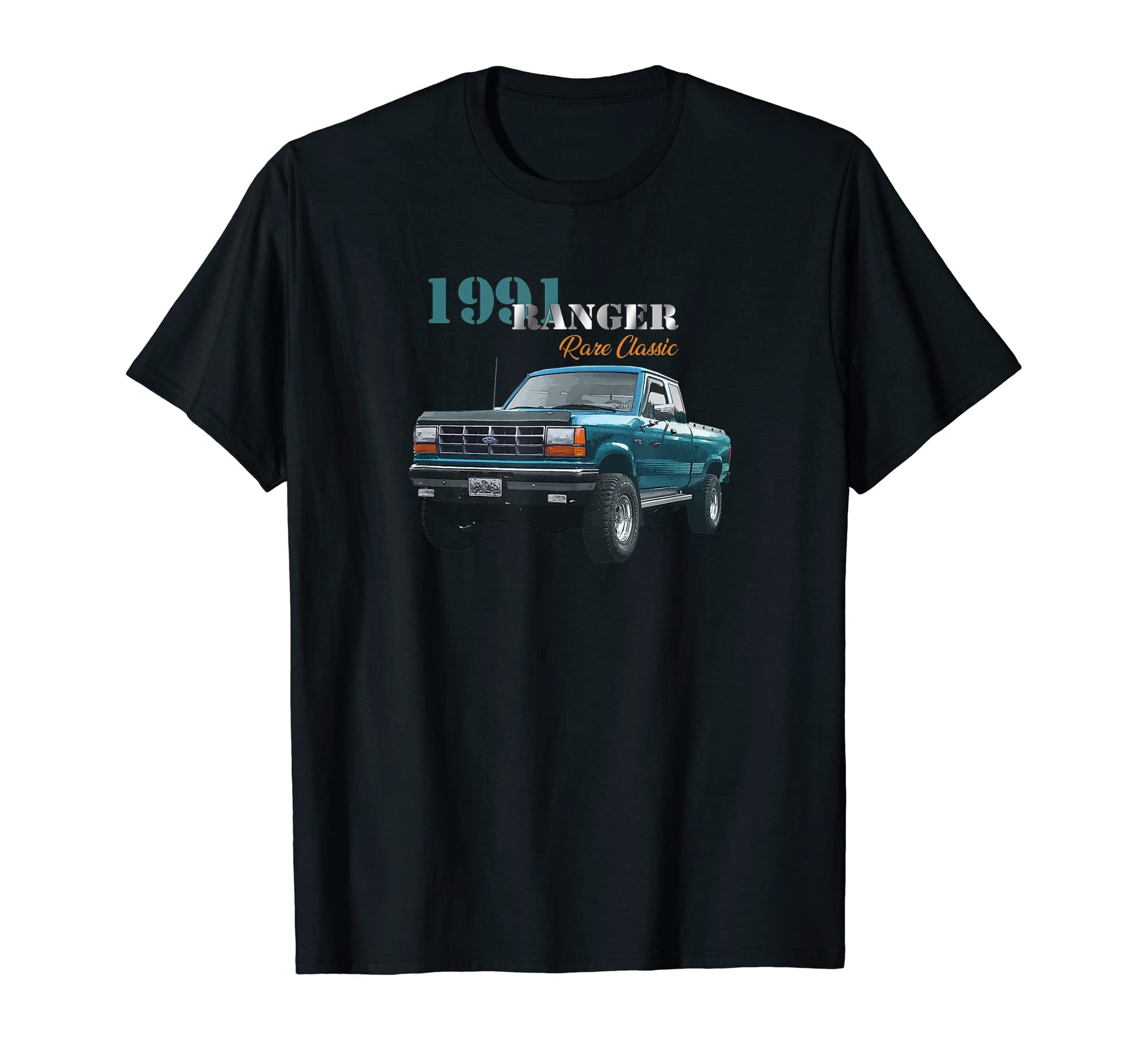 Cars Trucks Rare 1991 Pick Up Truck T-Shirt - Trendy Graphic for Adults - T-Shirt, Sweatshirt, Hoodie