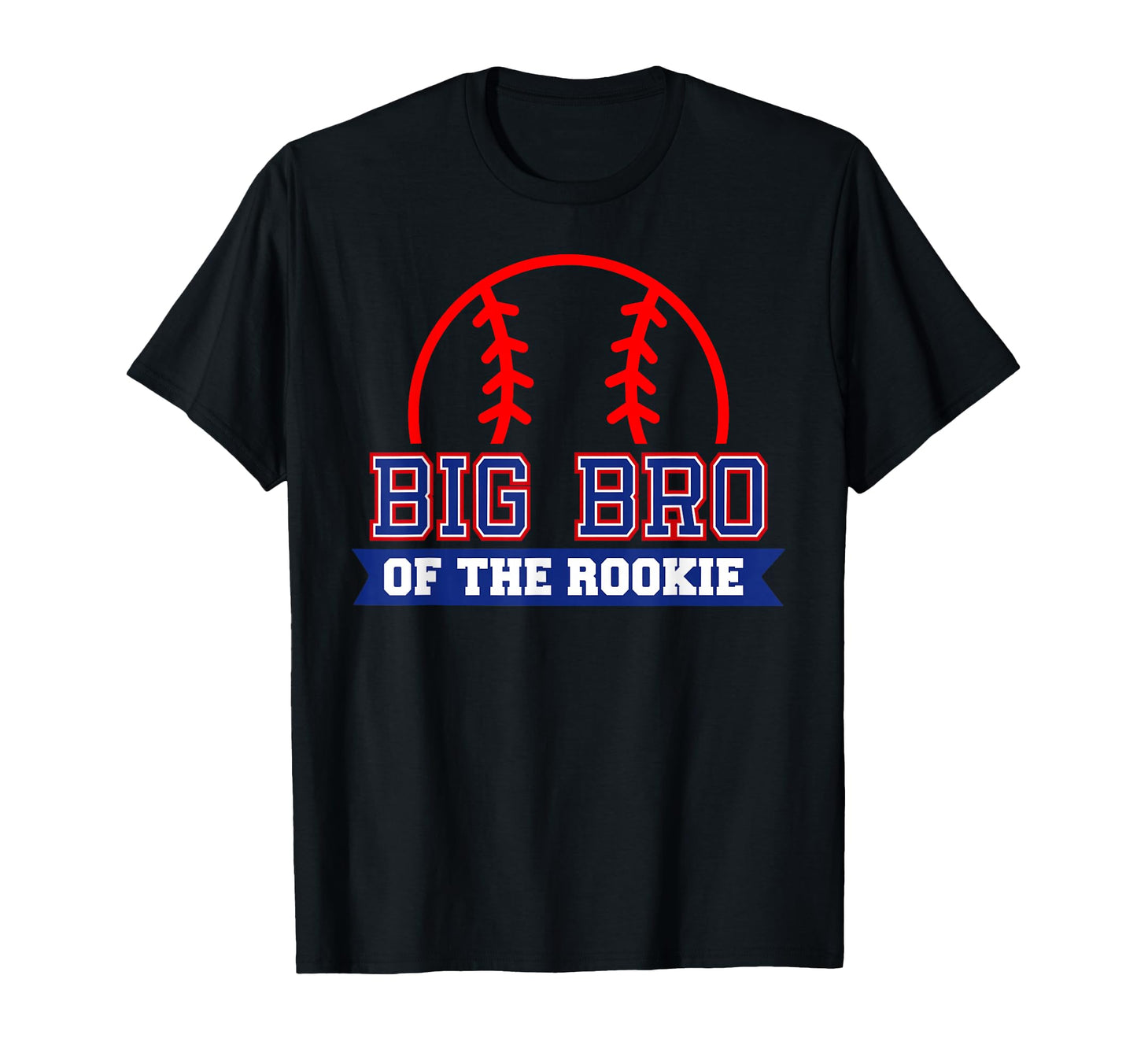 Big Bro Rookie 1St Birthday Baseball T-Shirt - Aesthetic Graphic Men Women - T-Shirt, Sweatshirt, Hoodie