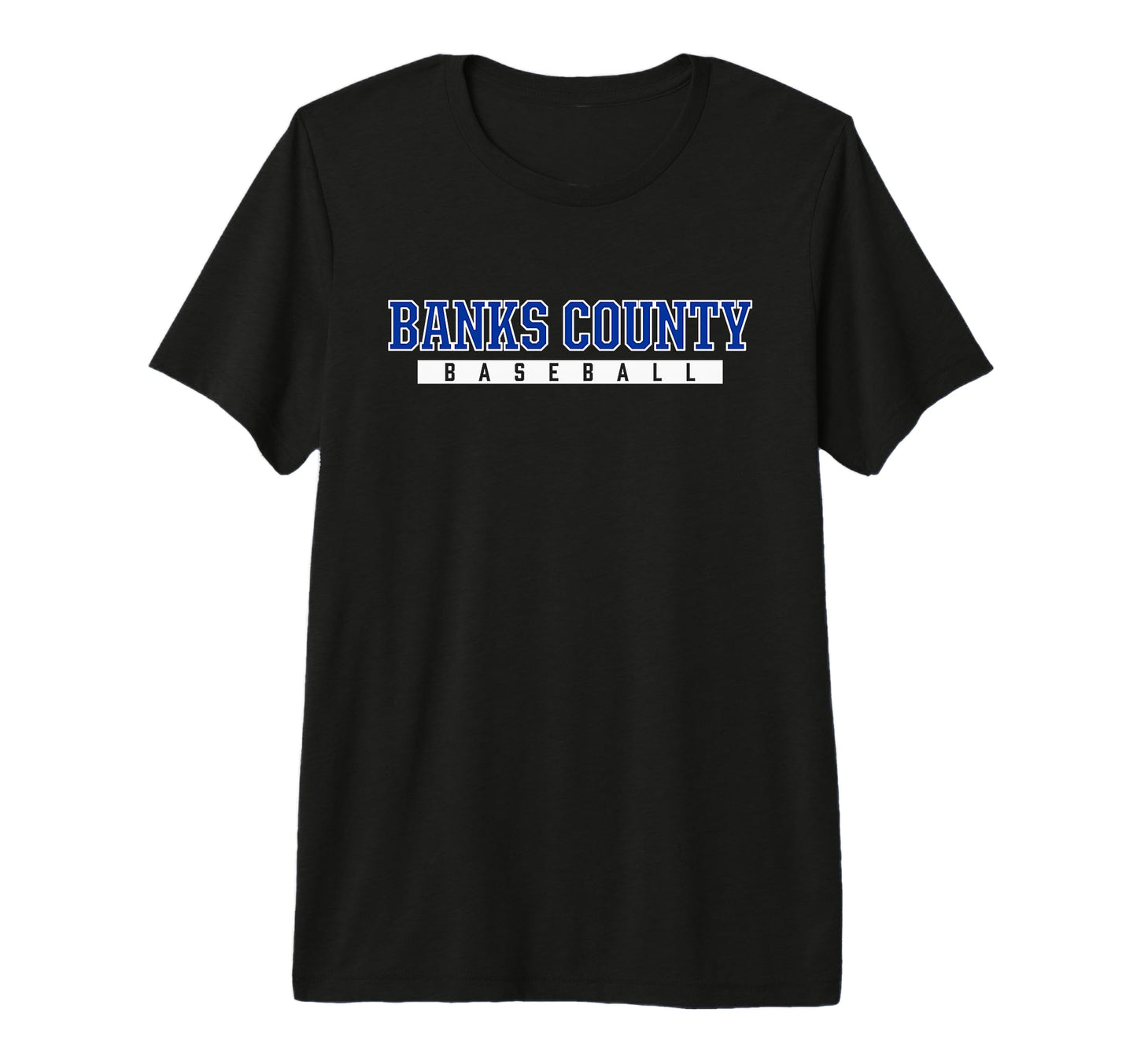 Banks County High School Baseball Tri T-Shirt - Novelty Apparel Men Women - T-Shirt, Sweatshirt, Hoodie