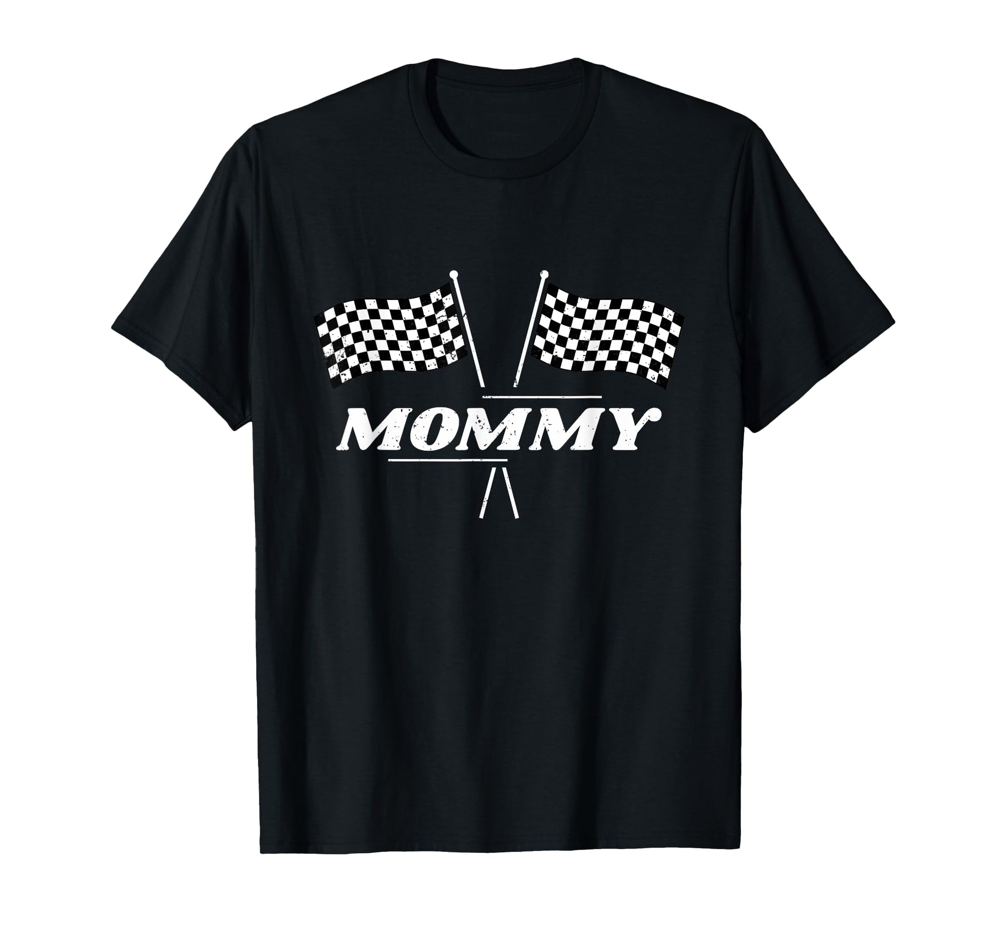 Pit Crew Mommy Racing Car Family T-Shirt - Minimalist Print Unisex - T-Shirt, Sweatshirt, Hoodie