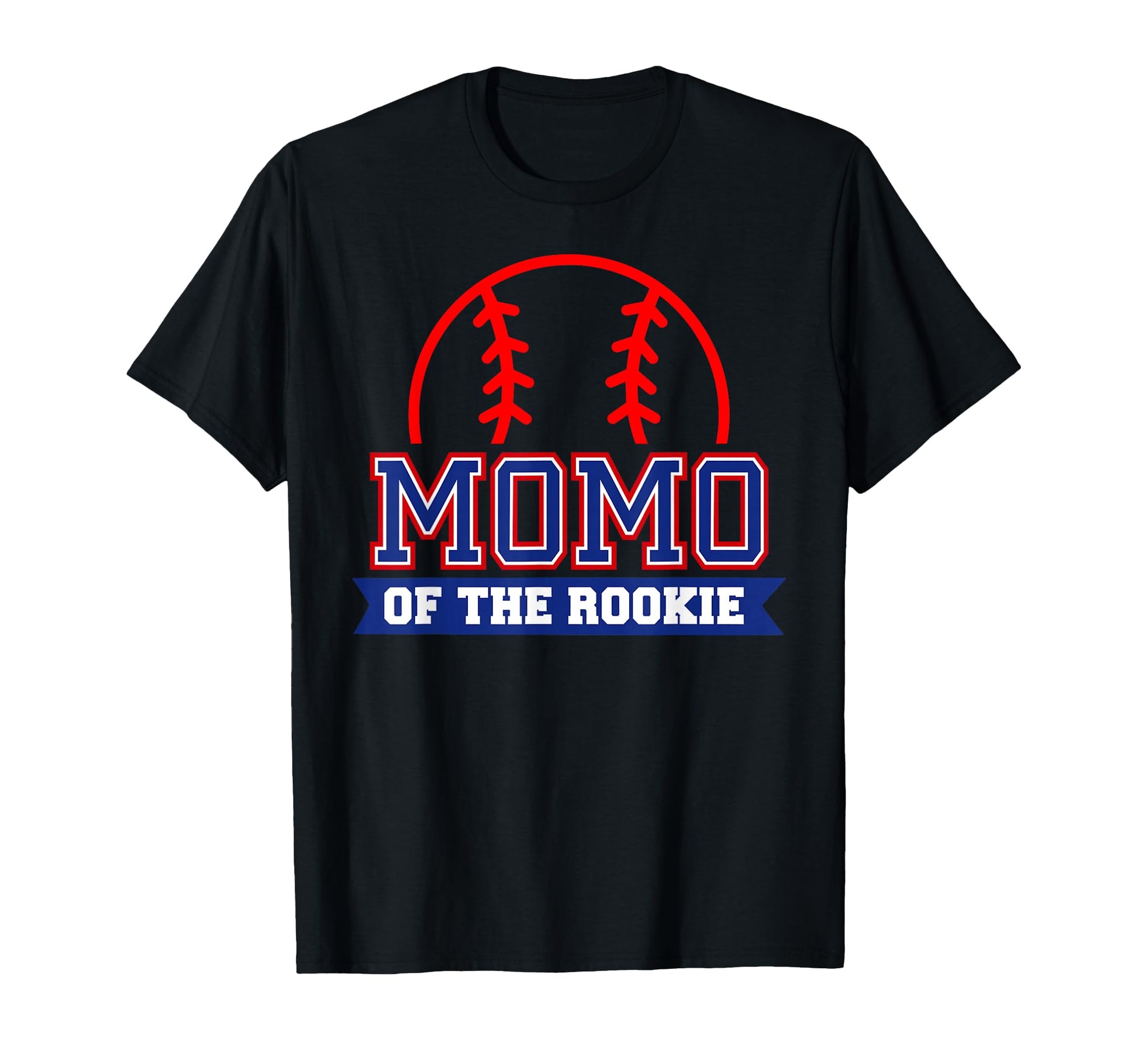 Momo Rookie 1St Birthday Baseball Theme T-Shirt - Custom Art Print Unisex - T-Shirt, Sweatshirt, Hoodie
