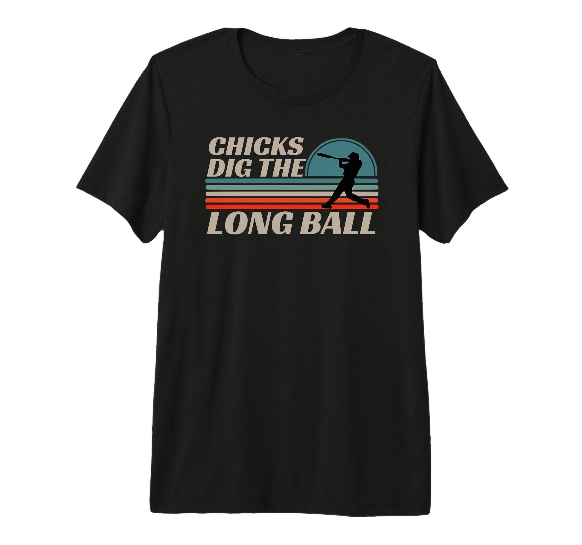 Funny Baseball Chicks Dig Long Ball T-Shirt - Aesthetic Graphic Men Women - T-Shirt, Sweatshirt, Hoodie