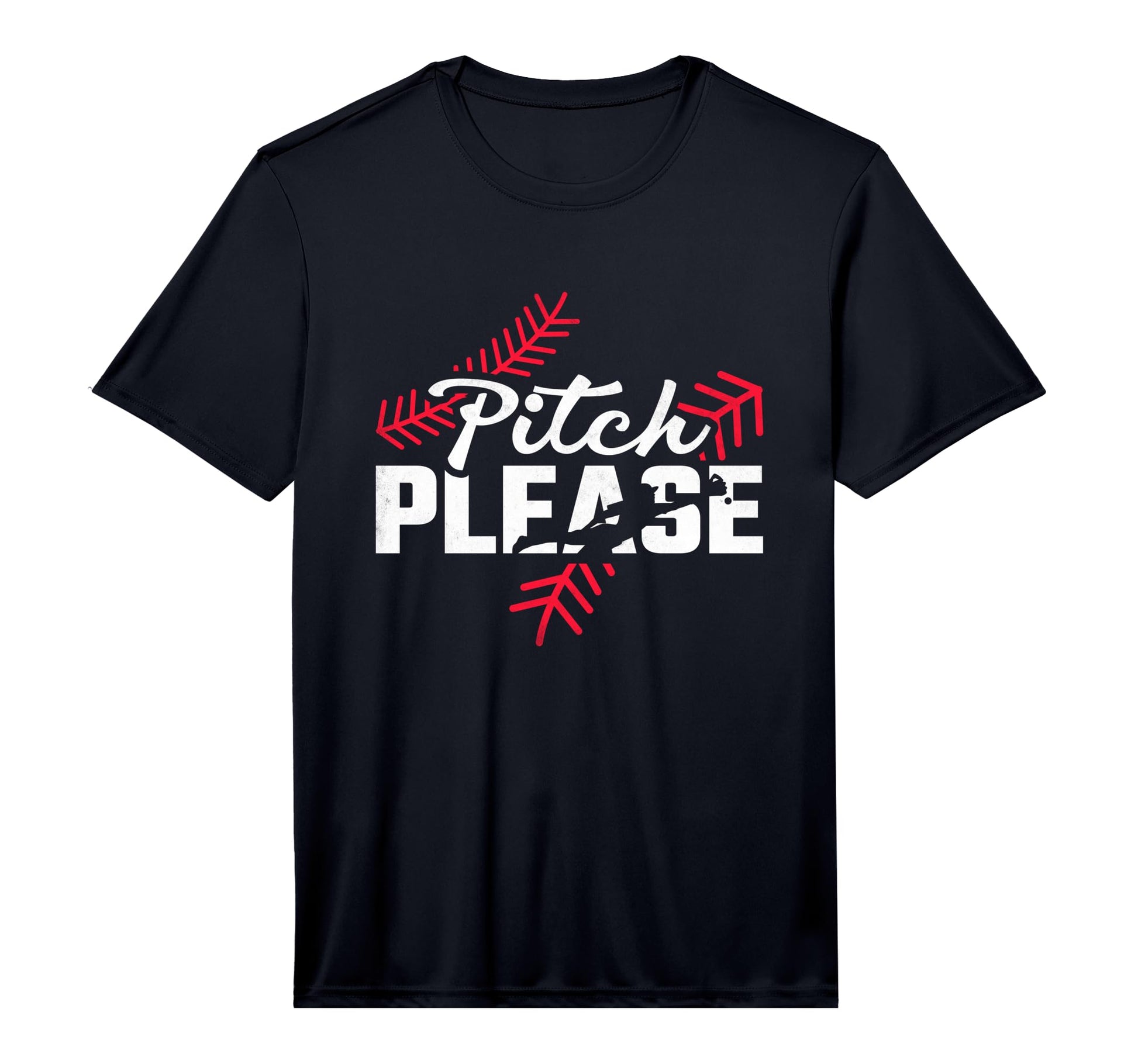 Mens Pitch Please Baseball Performance T-Shirt - Fun Novelty Design Unisex - T-Shirt, Sweatshirt, Hoodie