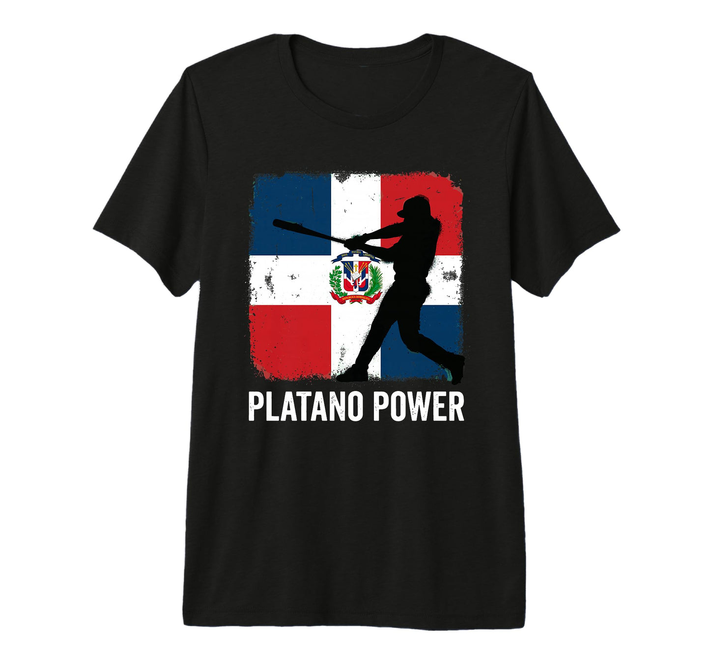 Platano Power Dominican Republic Flag T-Shirt - Unique Graphic for Adults - T-Shirt, Sweatshirt, Hoodie