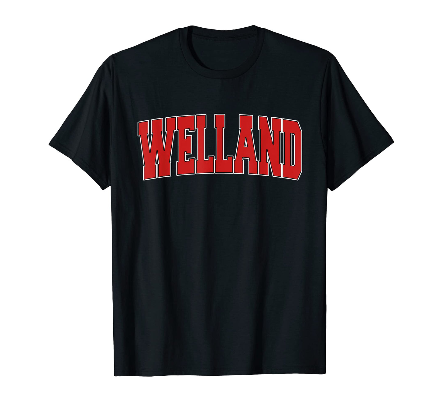 Welland Canada Varsity Canadian Sports T-Shirt - Trendy Graphic for Adults - T-Shirt, Sweatshirt, Hoodie