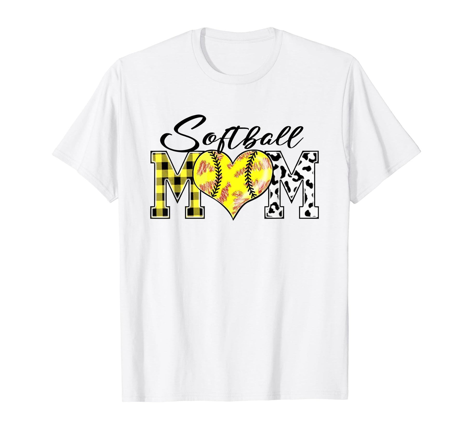 Softball Mom Leopard Funny Softball Mom T-Shirt - Graphic Print for Adults - T-Shirt, Sweatshirt, Hoodie