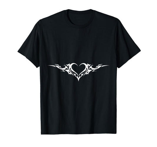 Alt Aesthetic Heart Tribal Heart Love T-Shirt - Fun Novelty Design Unisex - T-Shirt, Sweatshirt, Hoodie