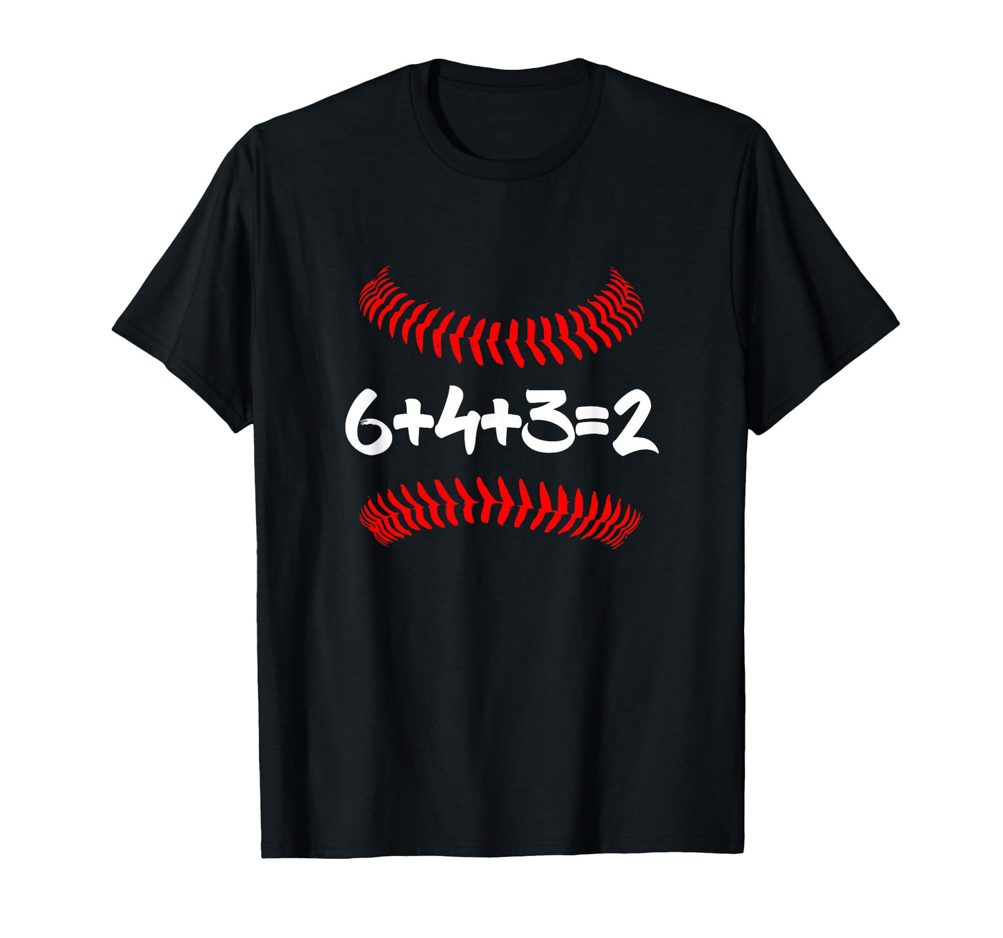 6432 Baseball Funny Math Teacher T-Shirt - Novelty Apparel for Adults - T-Shirt, Sweatshirt, Hoodie